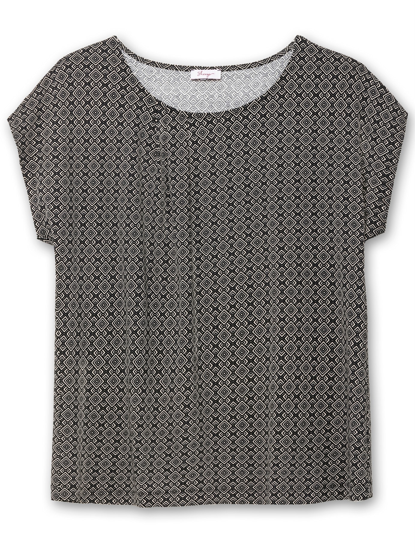 Sheego T-Shirt »Kurzarmshirt«, (1 tlg.)
