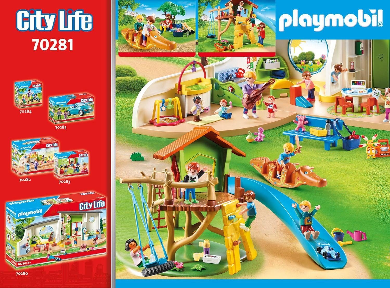 Playmobil® Konstruktions-Spielset »Abenteuerspielplatz (70281), City Life«, (83 St.), Made in Germany