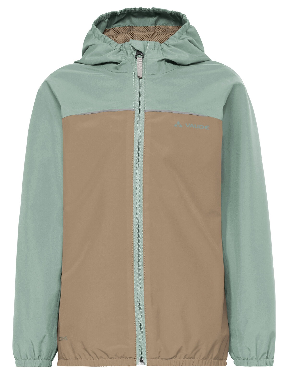 Image of VAUDE Regenjacke "KIDS TURACO JACKET III" mit Kapuze für Kinder, atmungsaktiv, winddicht, wasserdicht