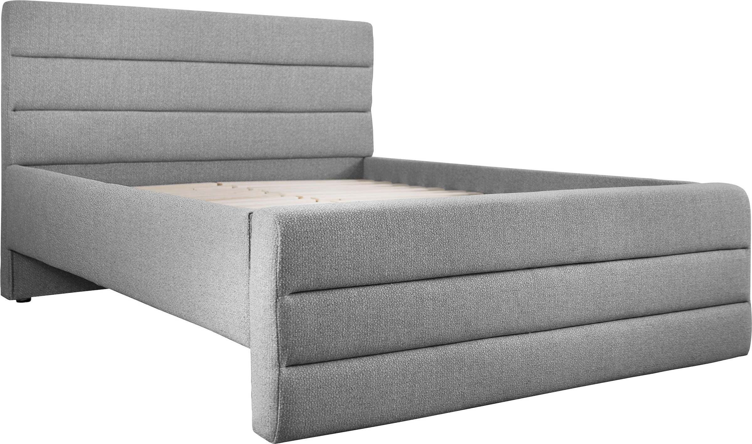 GOODproduct Polsterbett »Merrit«, Quernaht im Kopf- und Fussteil, in 5 Breiten, auch in 220 cm Länge