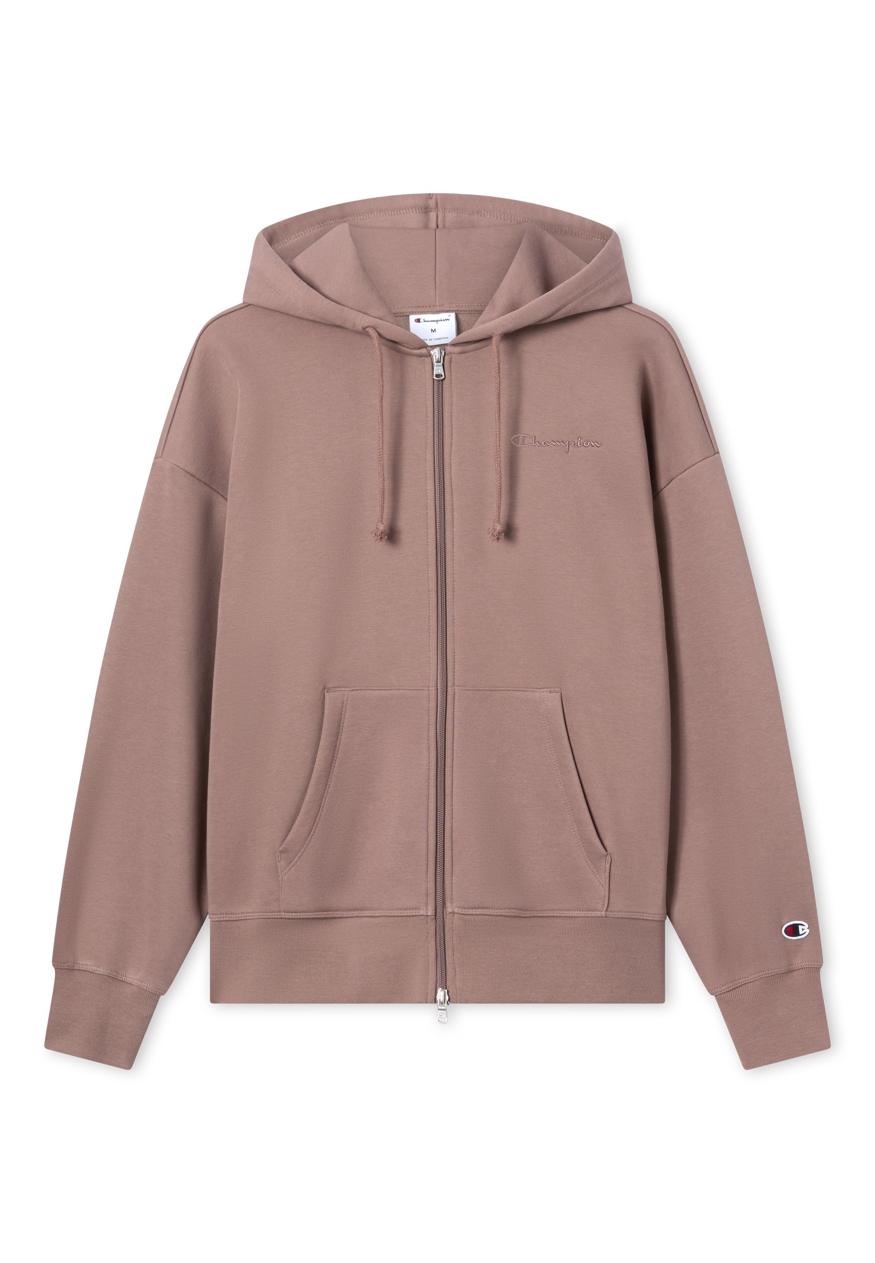 Champion Kapuzensweatjacke »SPORTWEAR ZIP-UP HOODIE Oversized Fit« mit Kapuze, Oversized Fit, aus Baumwolle und Polyester