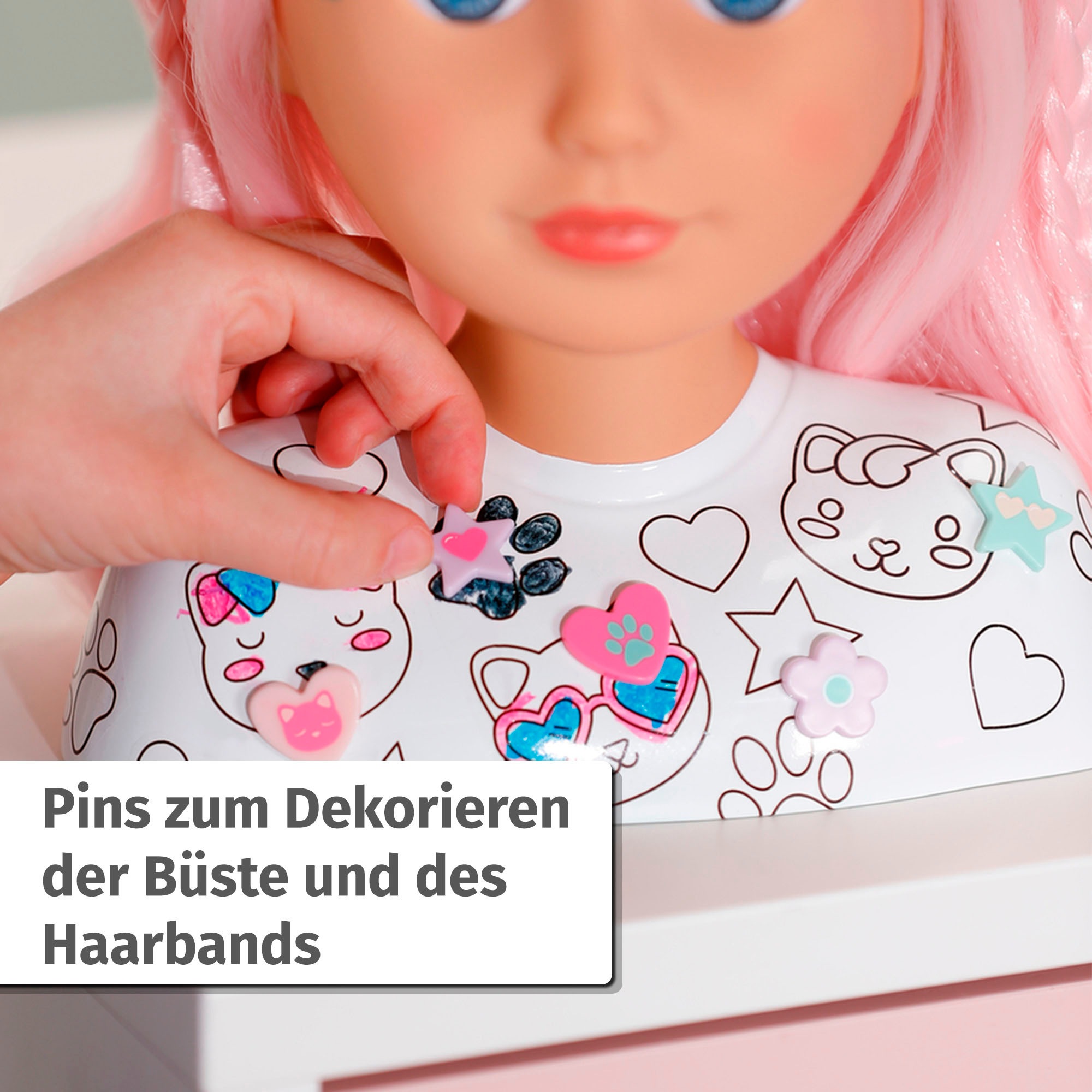 Baby Born Tête à coiffer »Stylingkopf Kreativ« mit Zubehör