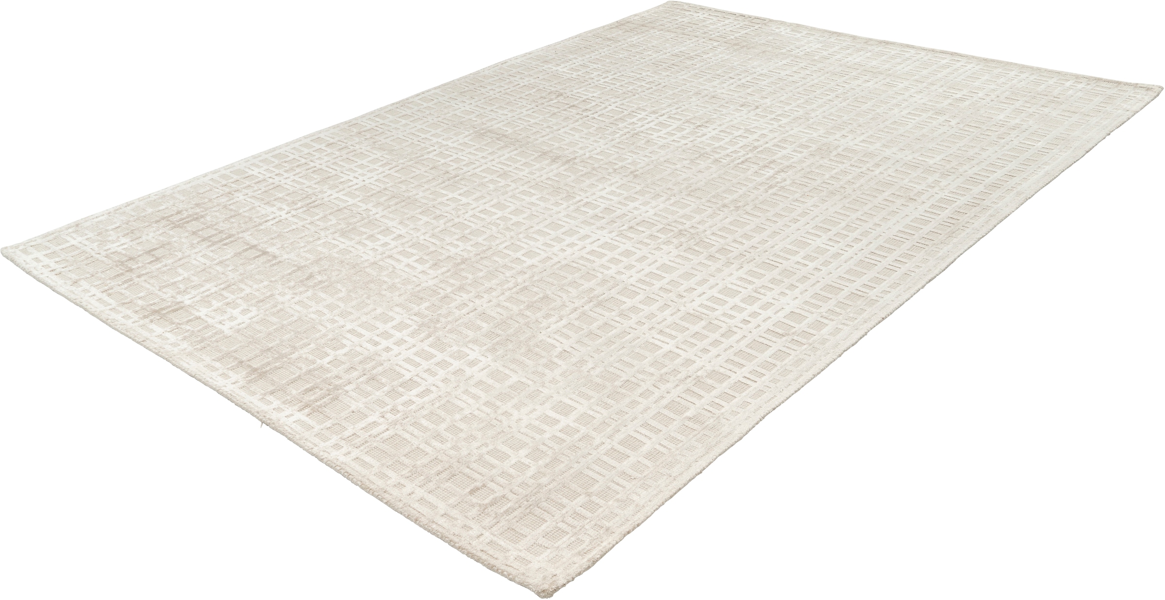 Padiro Teppich »Karma 125«, rechteckig, 8 mm Höhe, Handgewebter Teppich mit 3D-Design, weiche Haptik, pflegeleicht