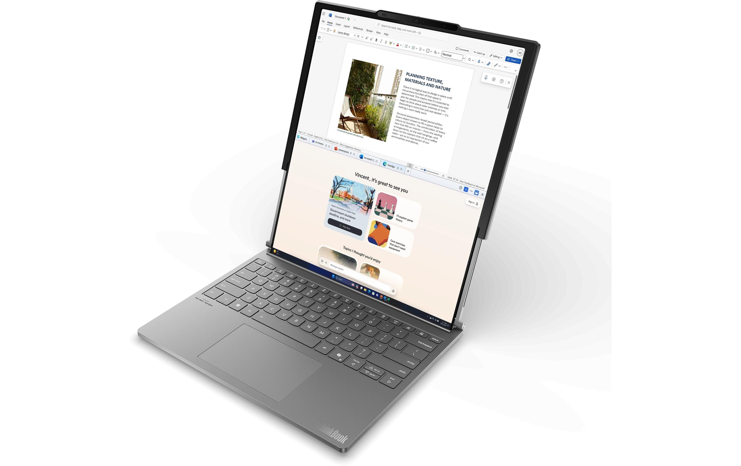 Image of Lenovo Notebook "Plus G6 Rollable Copilot+ PC" / 16,7 ″ Intel Core Ultra 7