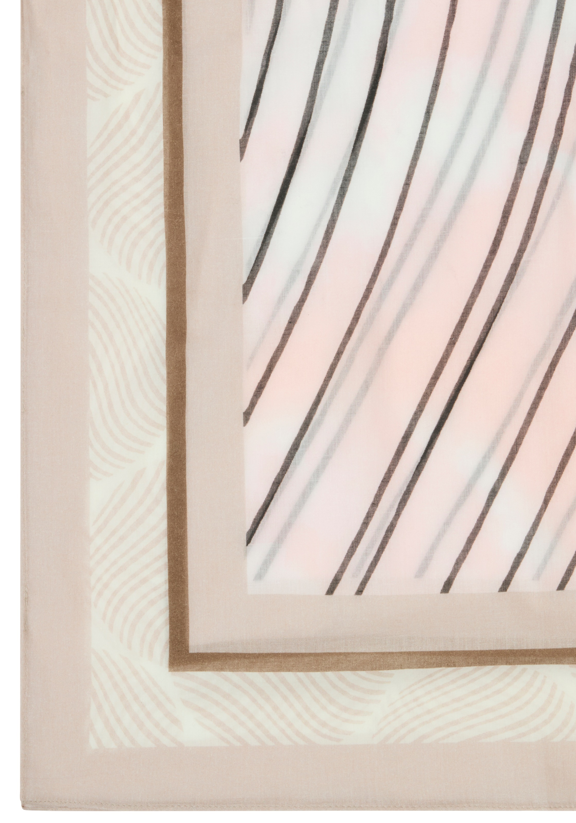 Laura Scott Foulard de mode aus Baumwolle, einlagige Verarbeitung