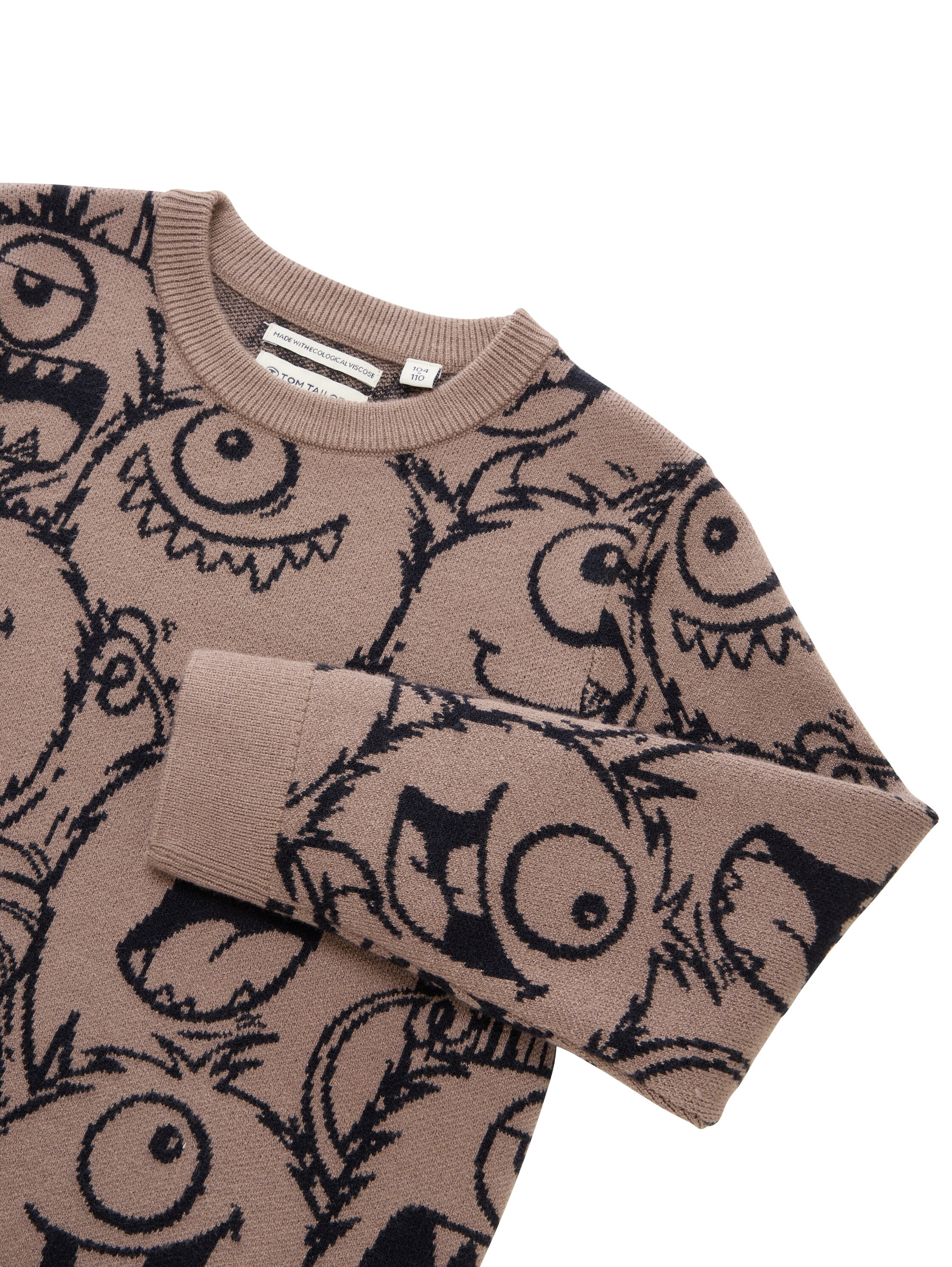 TOM TAILOR Pull en tricot bedruckt, für Boys