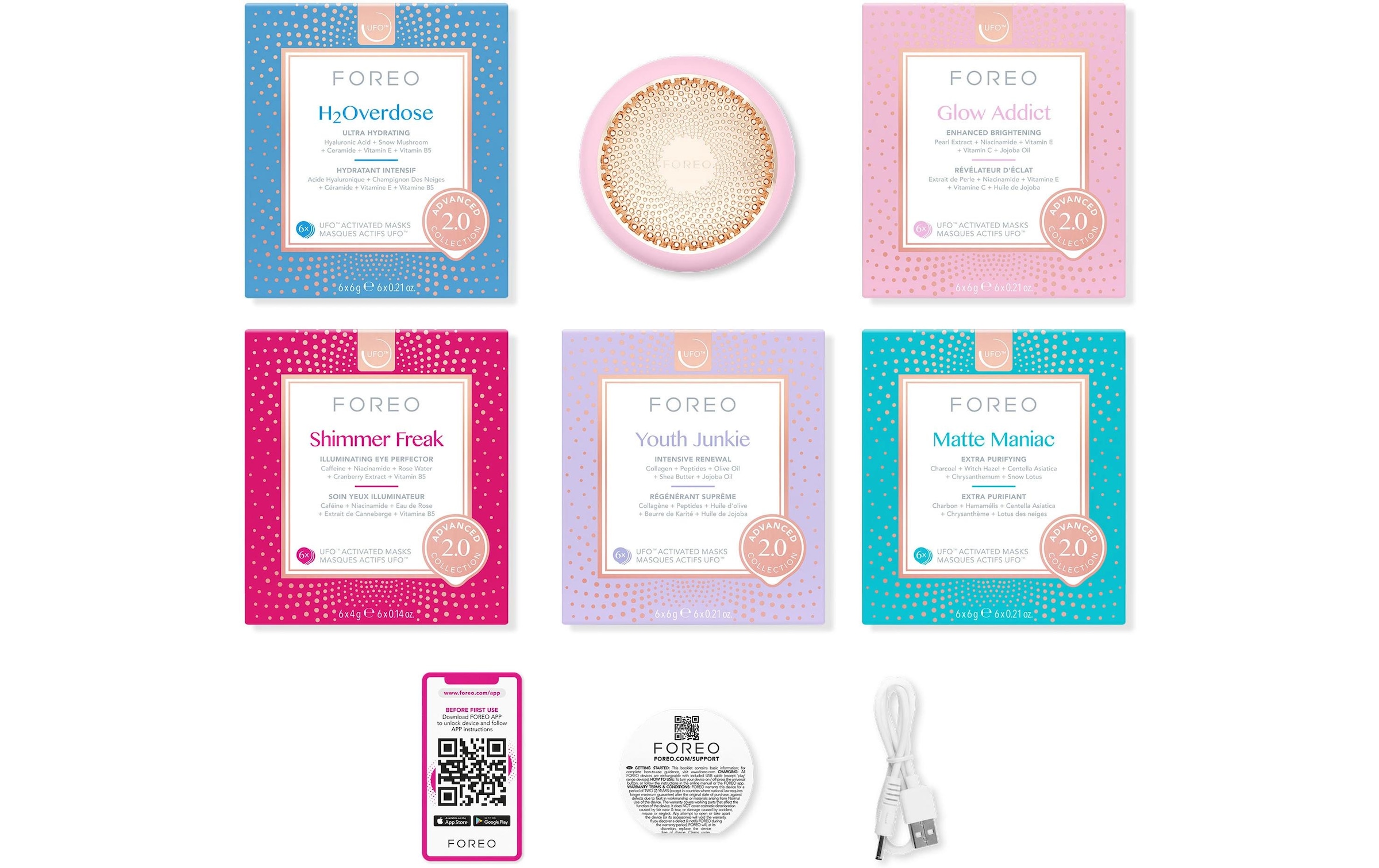 FOREO Anti-Aging-Gerät "UFO 3" High-Tech Skincare für deine tägliche Glow-Routine