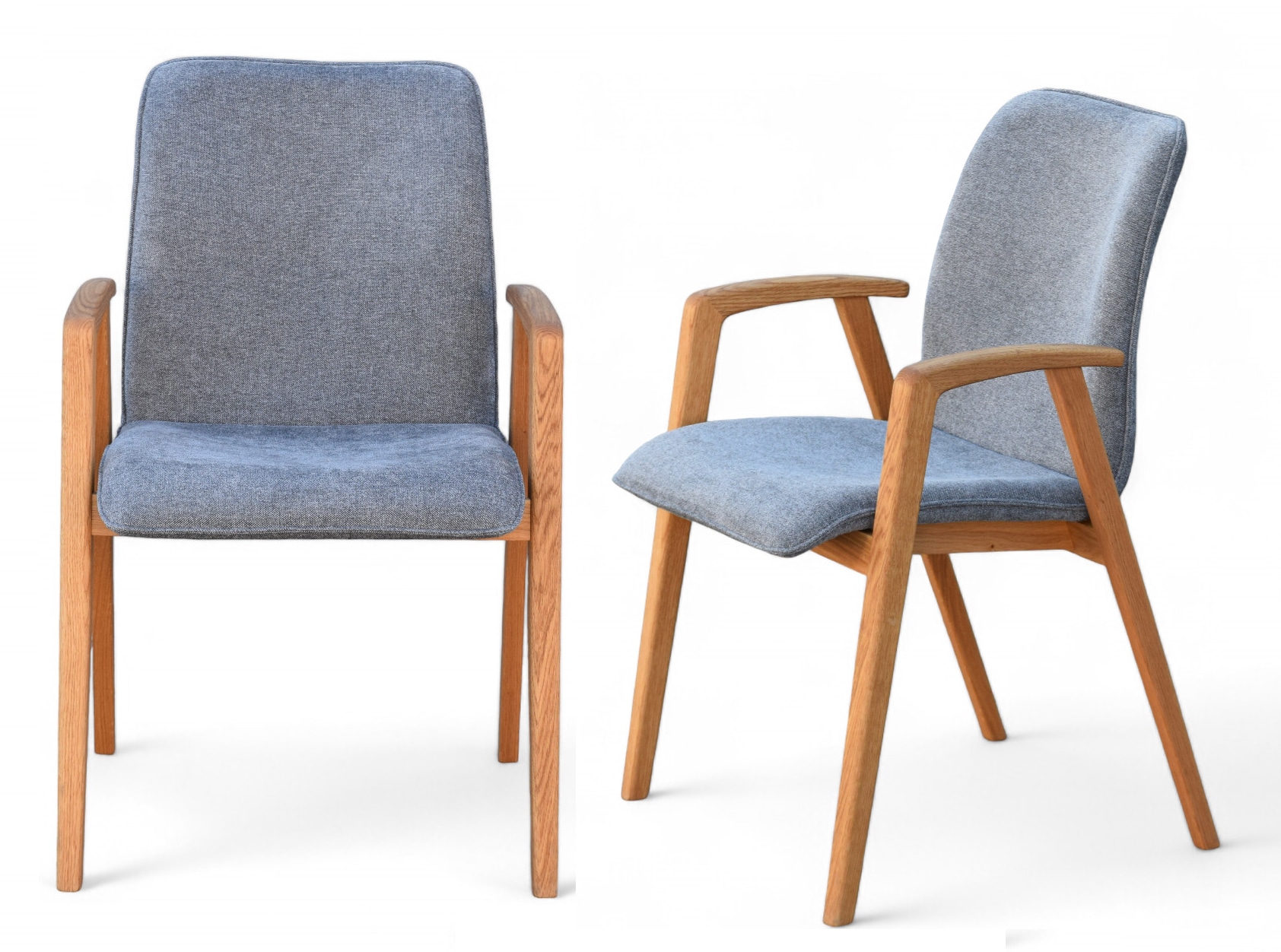 GOODproduct Armlehnstuhl »Loreen Esszimmerstuhl, Polsterstuhl, Designstuhl« (Set) 2 Stk.mit Massivgestell, hochwertig gearbeitet, Armlehnen, stilvoll, bequem