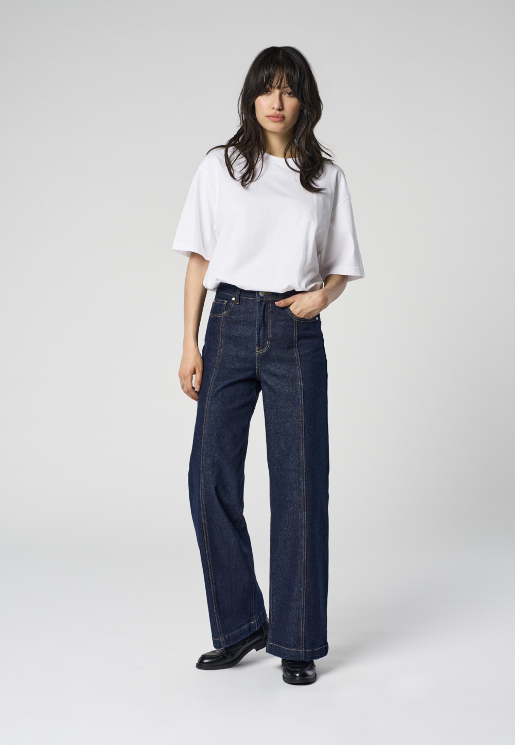 ONLY High-waist-Jeans »ONLHOPE HW WIDE DNM MAE1288«