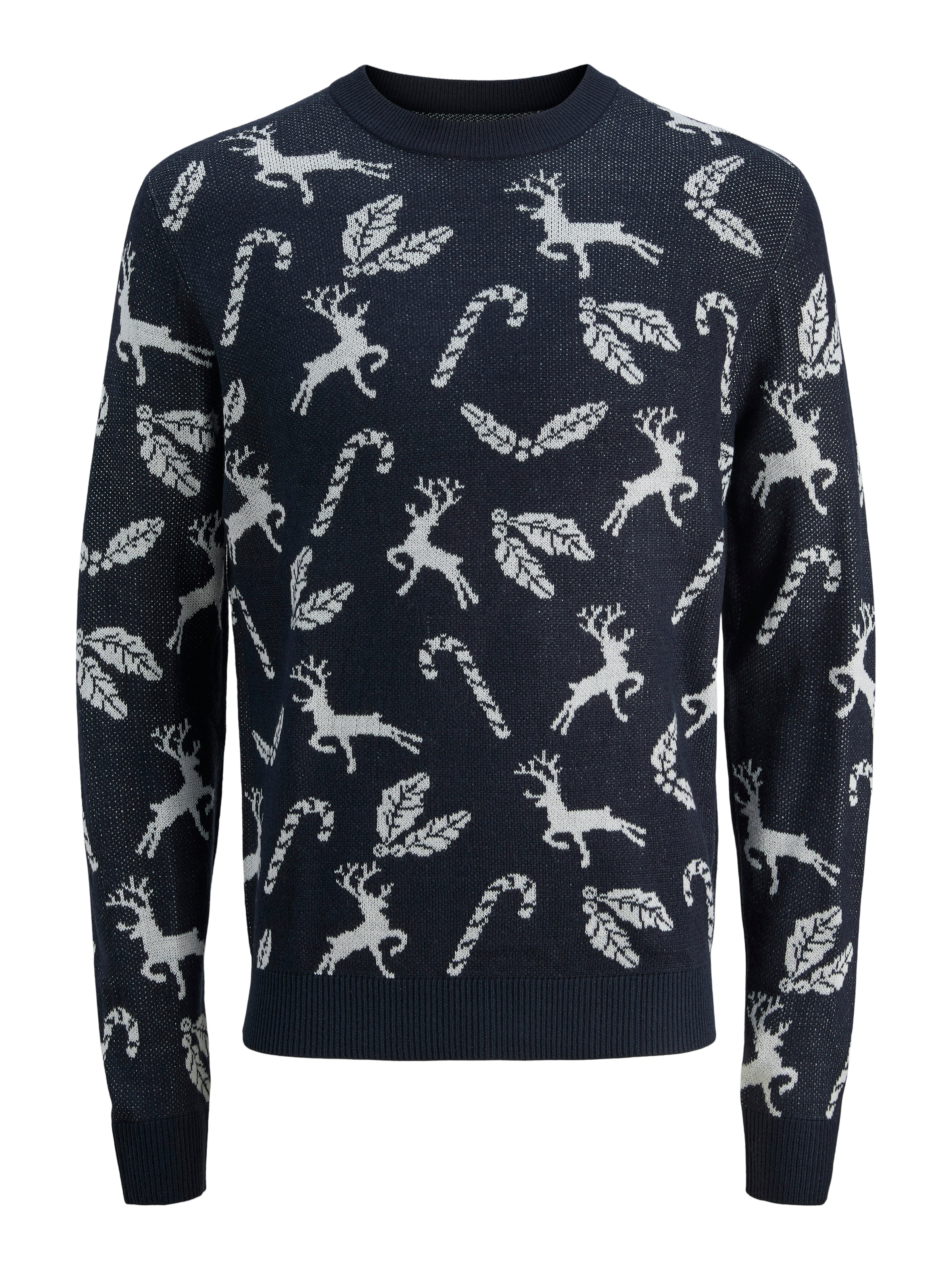 Image of Jack & Jones Junior Weihnachtspullover "JJXMAS ANDREW KNIT CREW NECK JNR"