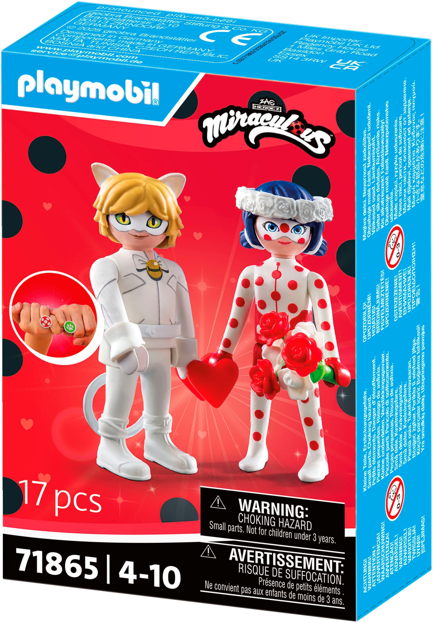Playmobil® Konstruktions-Spielset »Miraculous: Ladybugs & Cat Noirs Hochzeitstraum (71865)« Made in Europe