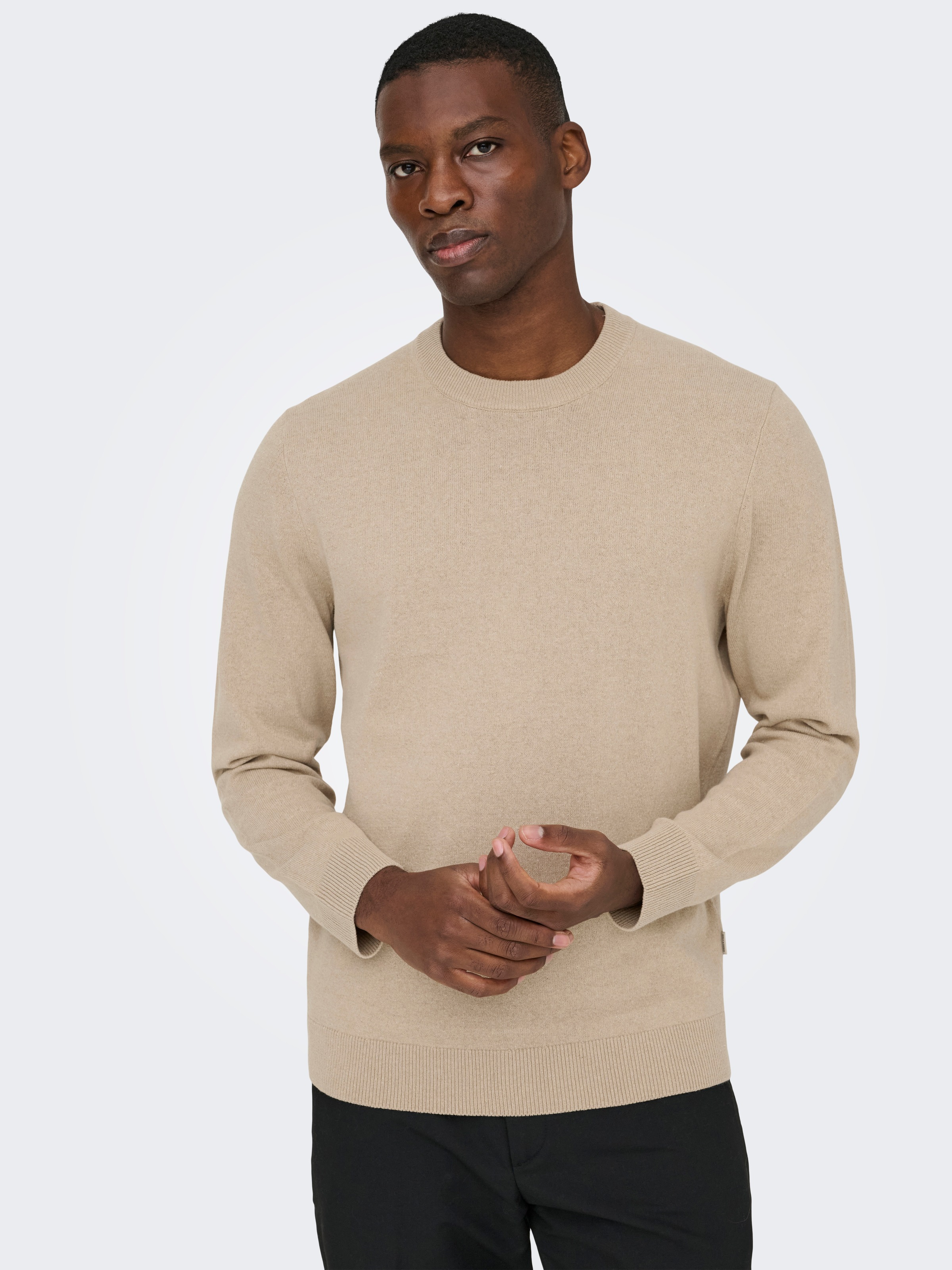 ONLY & SONS Pull à col rond »ONSREX LIFE REG 12 CREW KNIT«