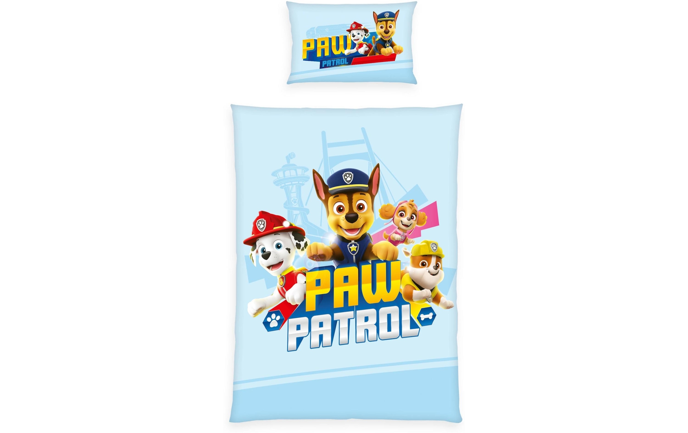 Kinderbettwäsche »Paw Patrol 100 x 135 cm + 40 x 60 cm«