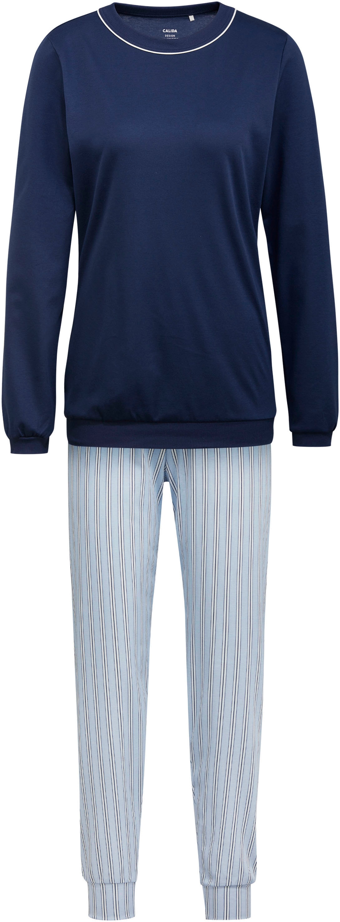 aus Baumwolle versandkostenfrei Dreams«, ♕ CALIDA »Sweet reiner Pyjama bestellen in Interlock-Qualität