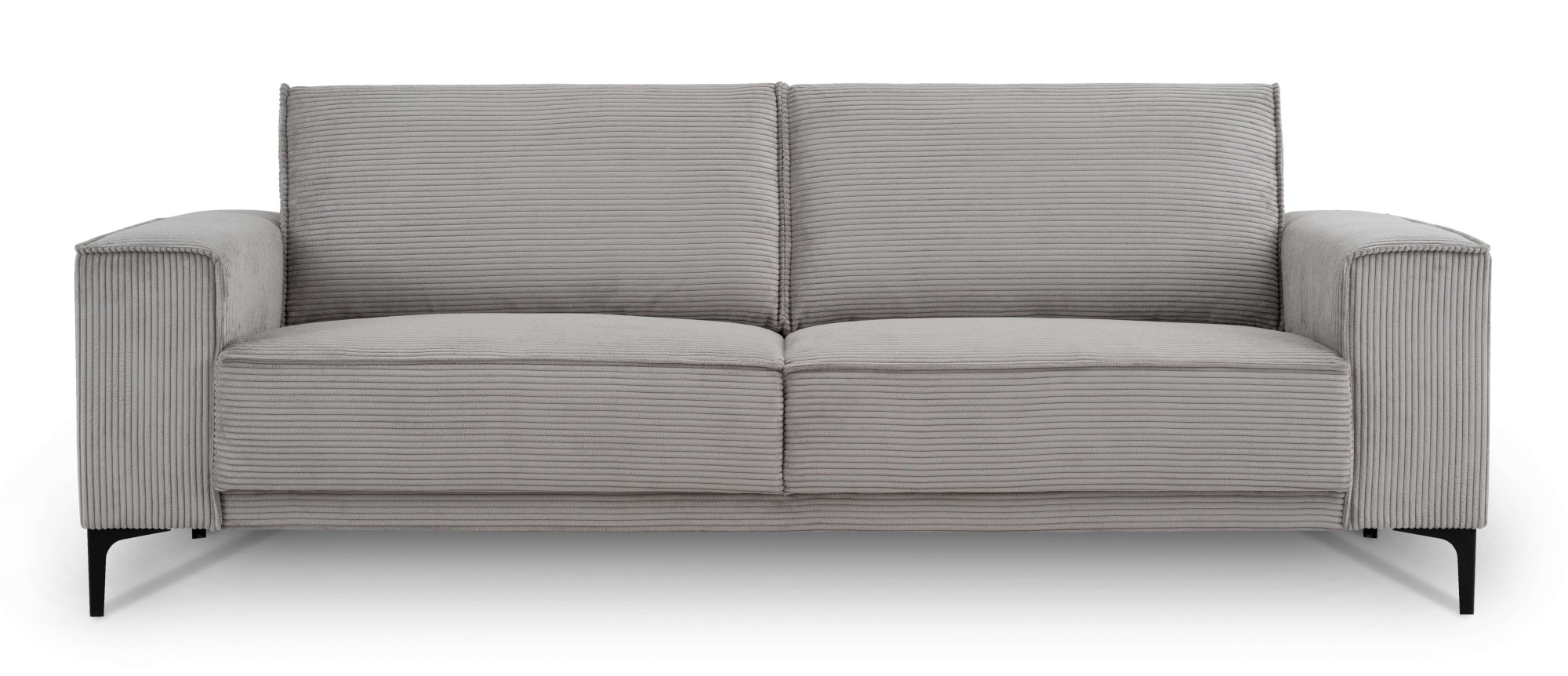 GOODproduct 3-places »OLAND Cord, Sofa, B: 224 cm, Skandi-Design« structure, tissu plat, microfibre de luxe, bouclé