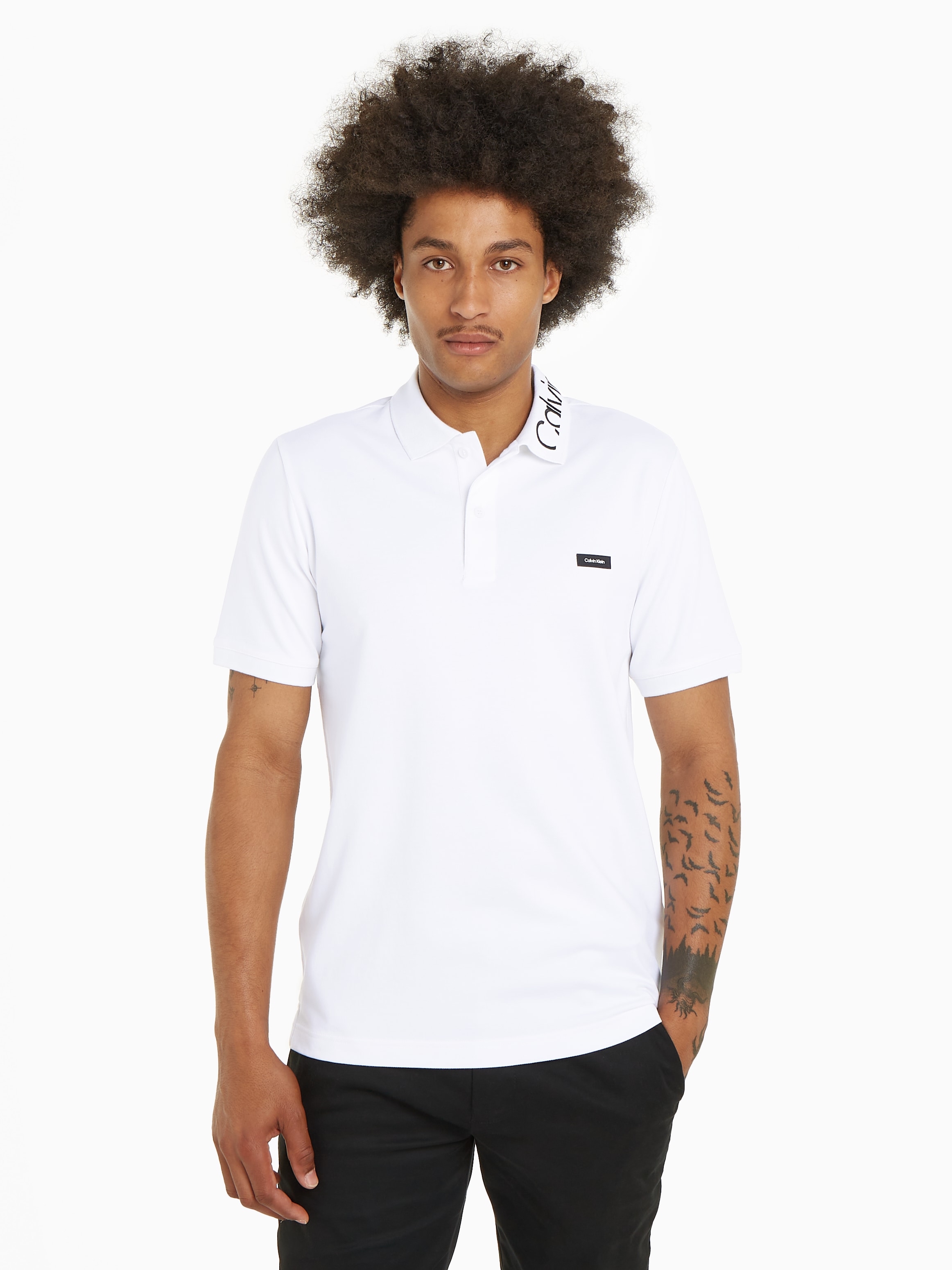 Calvin Klein Poloshirt »STRETCH PIQUE EMBROID LOGO POLO«