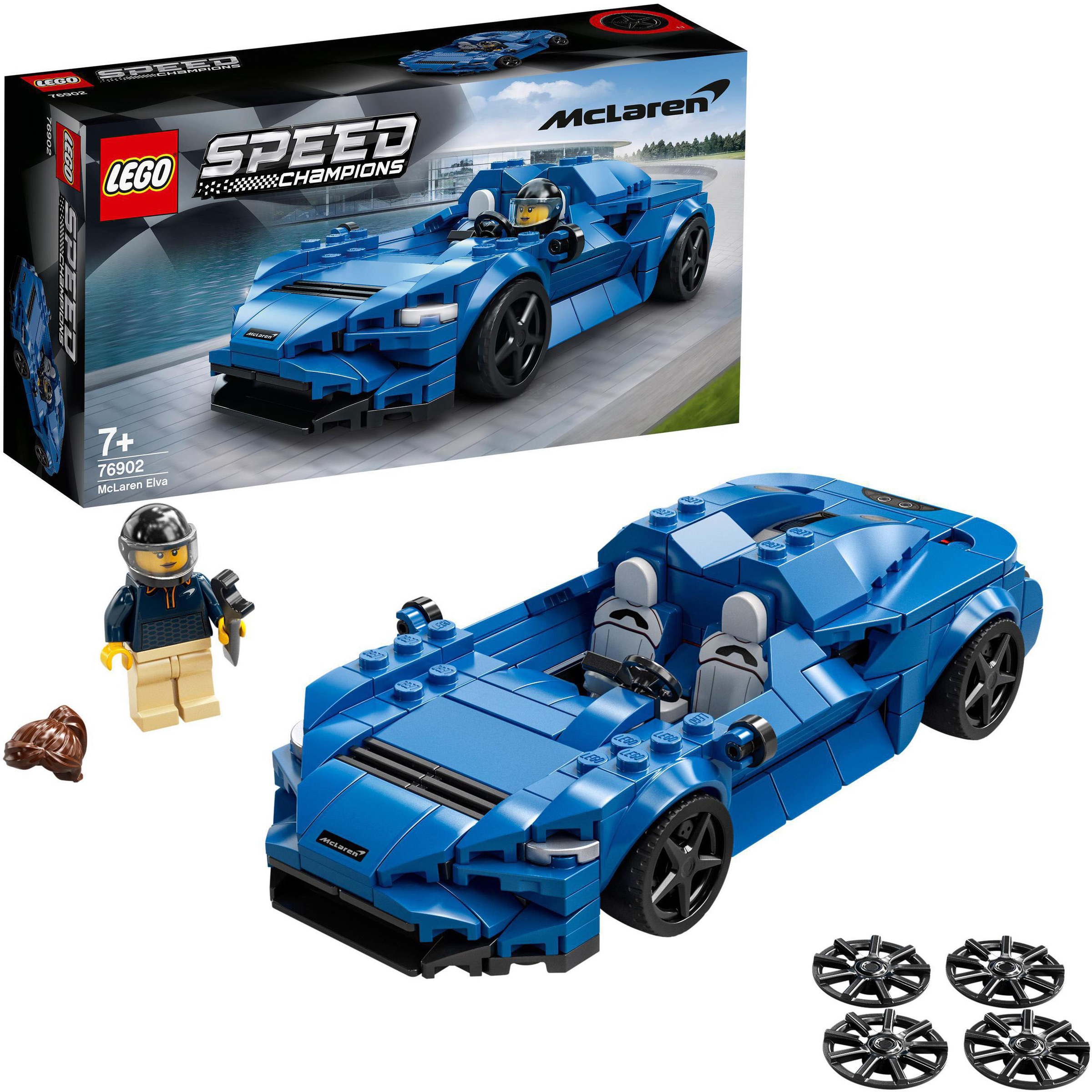 Image of LEGO® Konstruktionsspielsteine »McLaren Elva (76902), LEGO® Speed Champions«, (263 St.), Made in Europe bei Ackermann Versand Schweiz