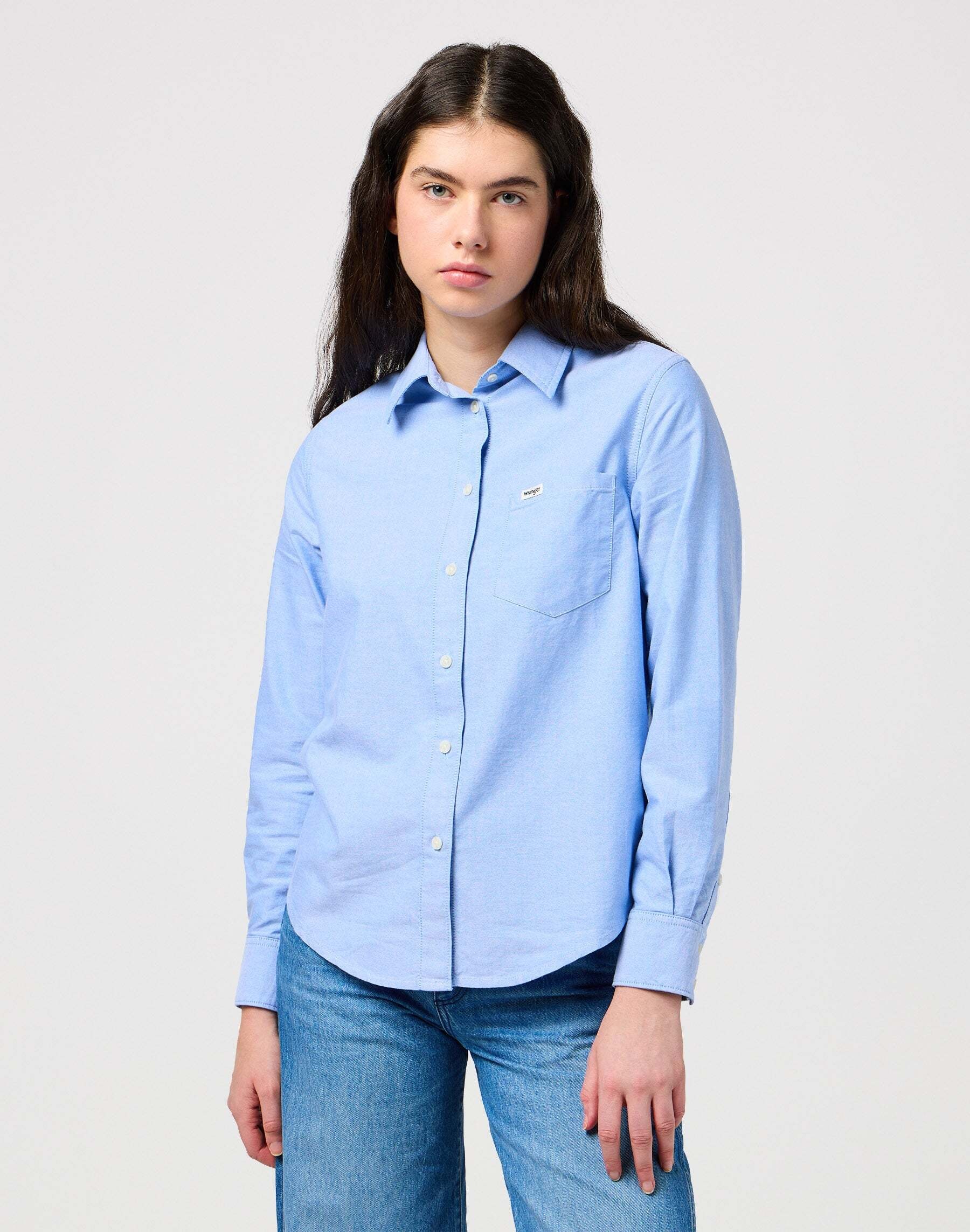 Langarmshirt »Wrangler Langarmshirts One Pocket Shirt«