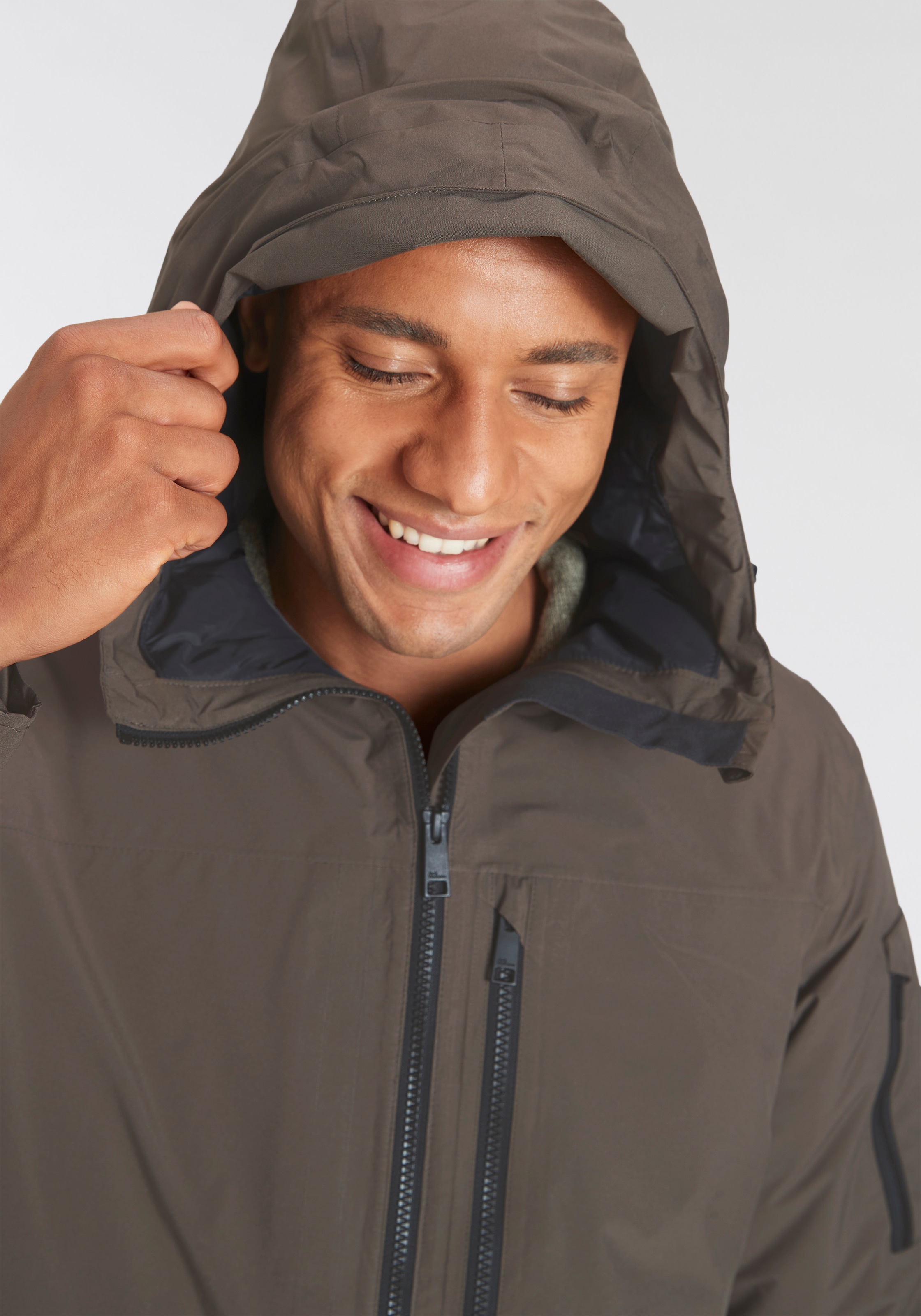 Jack Wolfskin Funktionsparka »KOENIGSBAU«, mit Kapuze, Winterjacke mit Kunstfaserfüllung