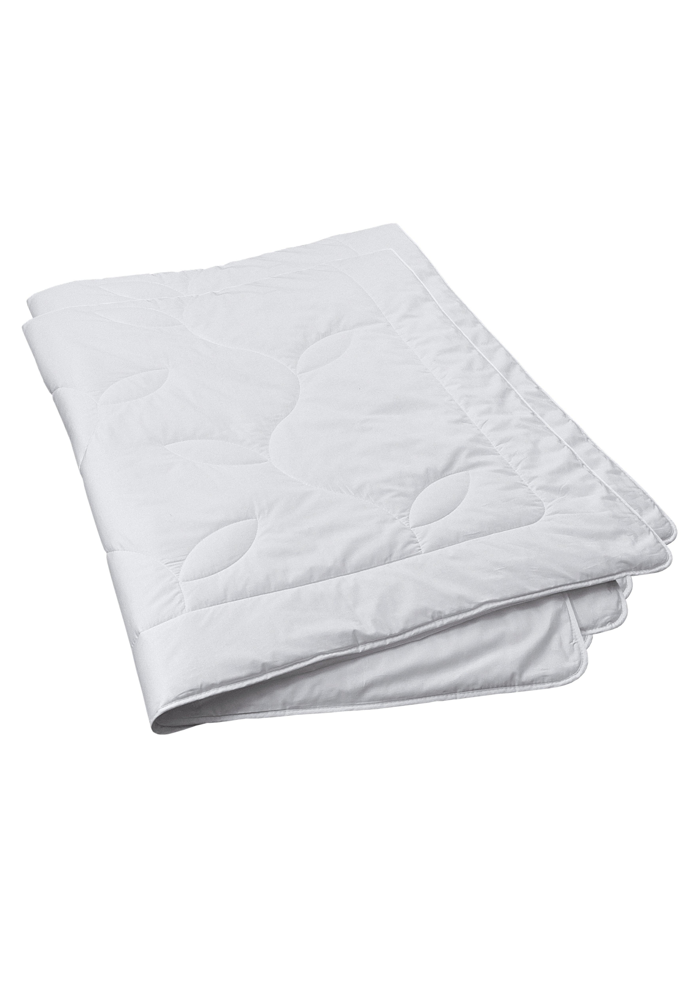 billerbeck EDITION Einziehdecke »Layla Light«, extraleicht, Füllung 90% Leinen, 10% Polyester (für Bauschigkeit und Waschbarkeit), Bezug 100% Baumwolle, (1 St.)