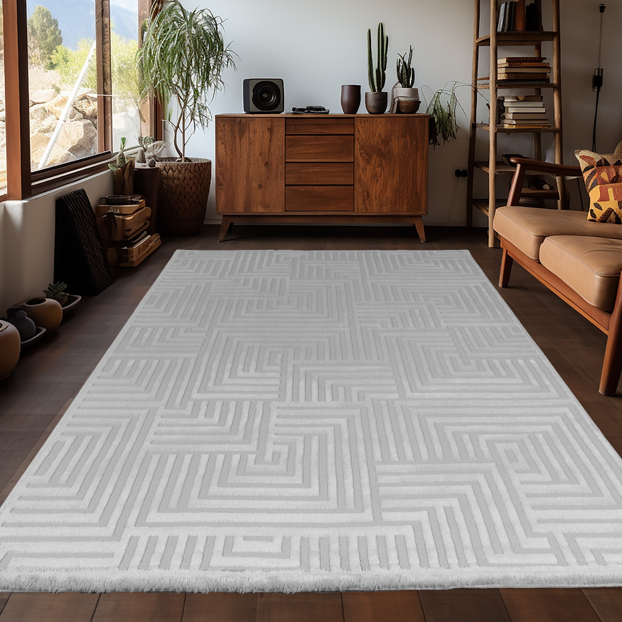 Image of Ayyildiz Teppiche Teppich "SAHARA 1114" rechteckig 12 mm Höhe Läufer / Pflegeleicht / Strapazierfähig / Trend Colors/ Wohnzimmer