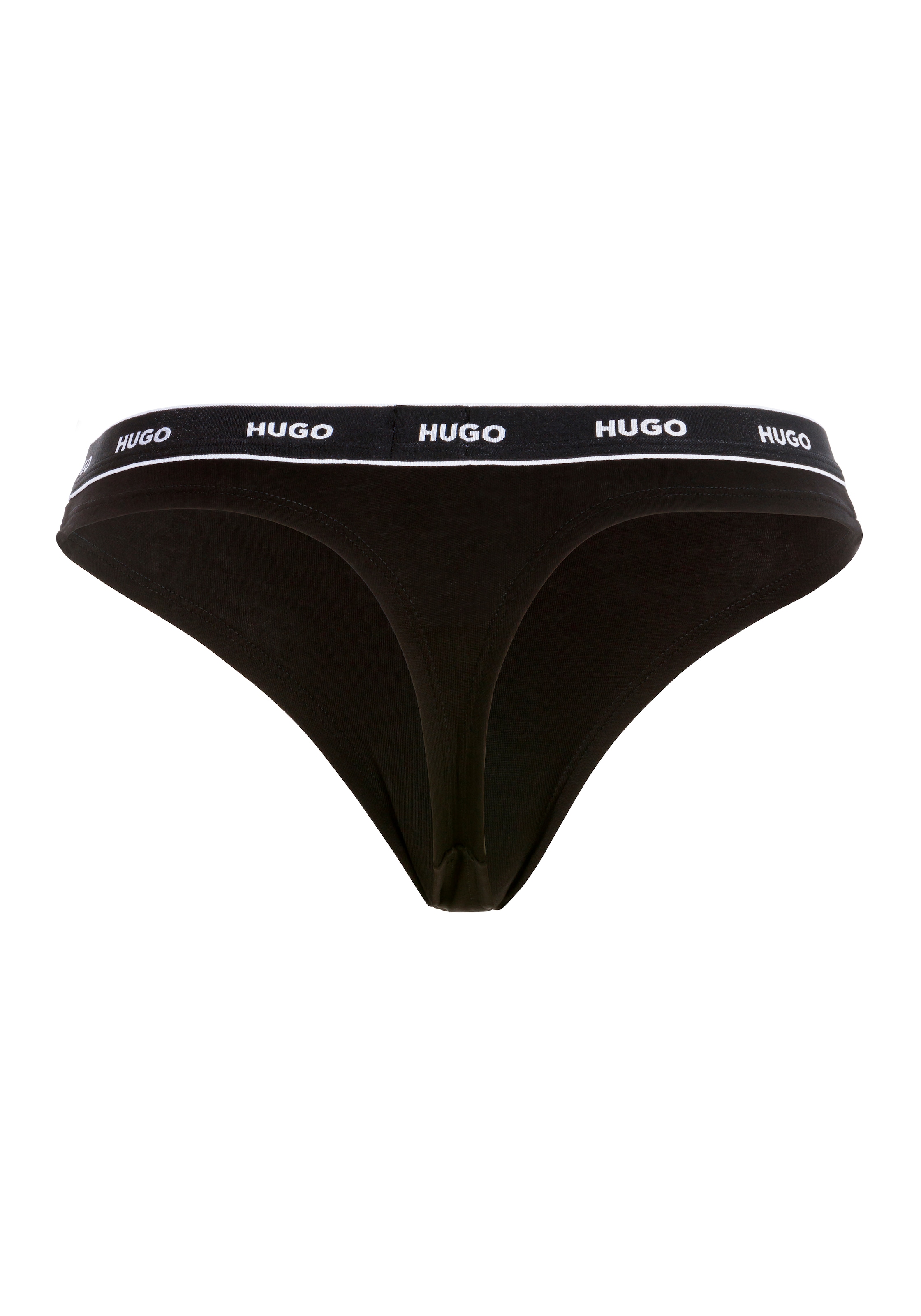 HUGO Underwear String »THONG STRIPE PYP 10«, mit BOSS Schriftzug auf dem Bund
