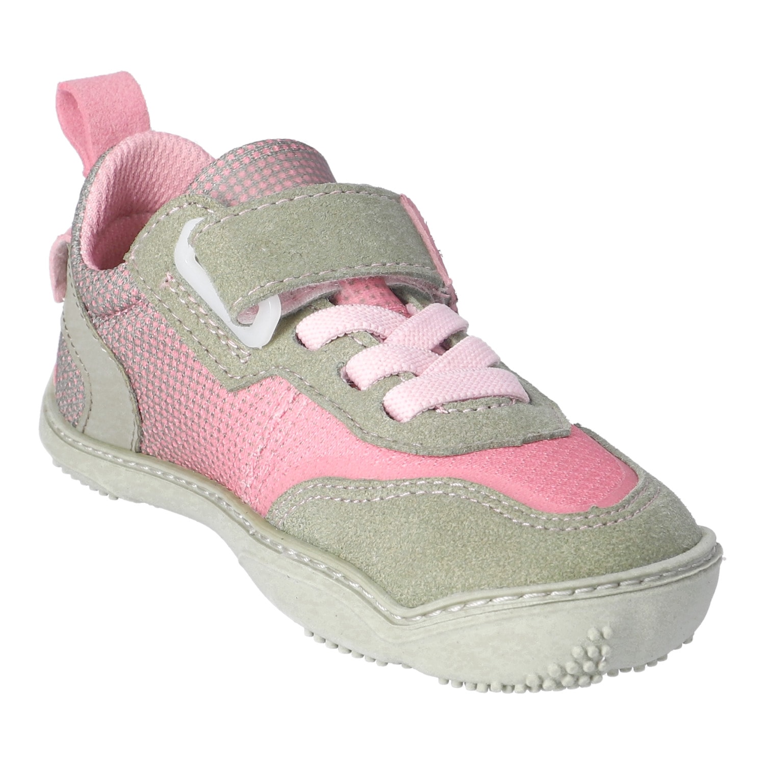 qnuffs Chaussures pieds nus »Fichte«  Chaussure à velcro, sneaker, chaussure basse avec empiècements contrastés