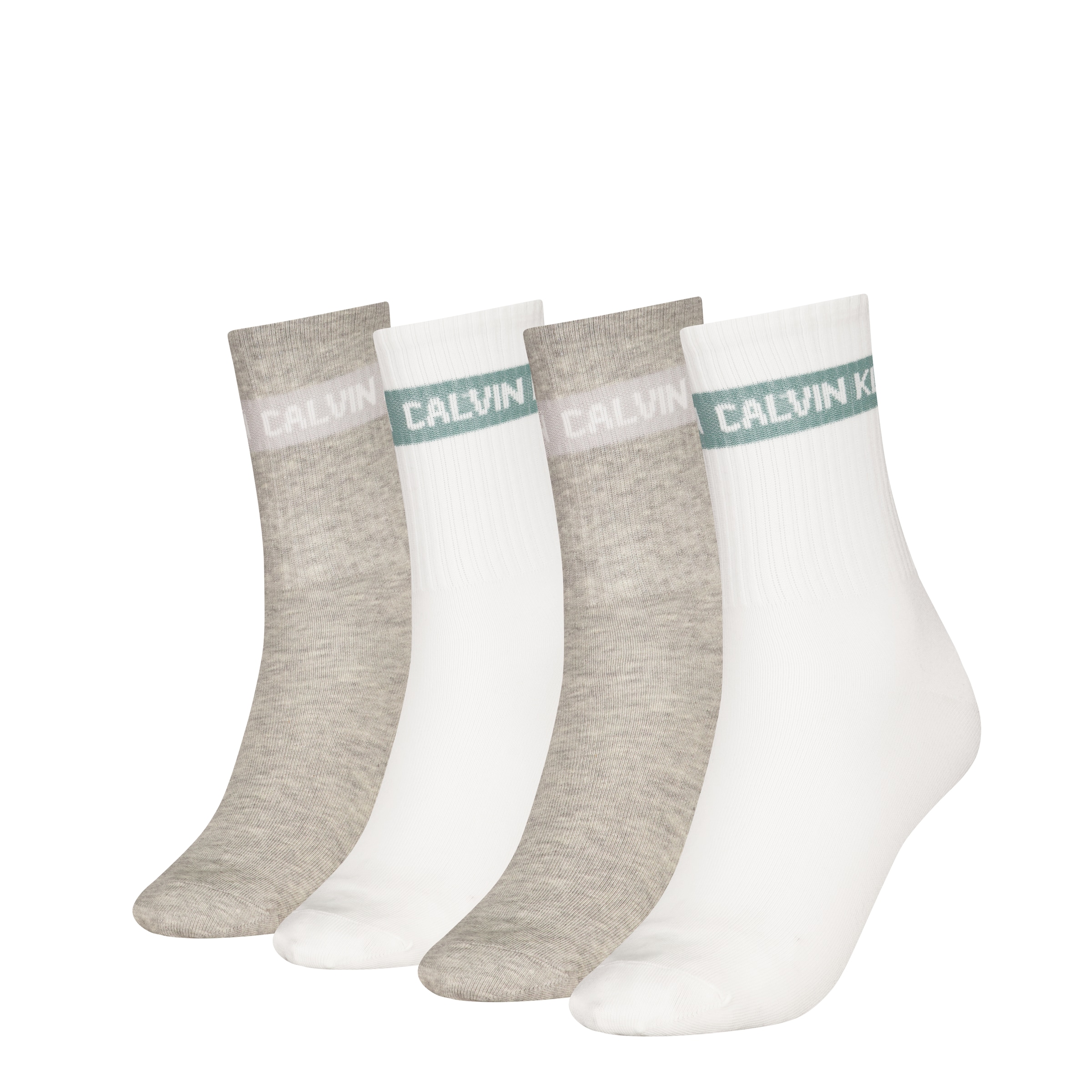 Image of Calvin Klein Jeans Socken "CKJ WOMEN SOCK 4P GIFTBOX STRIPE LOGO" 4er Pack