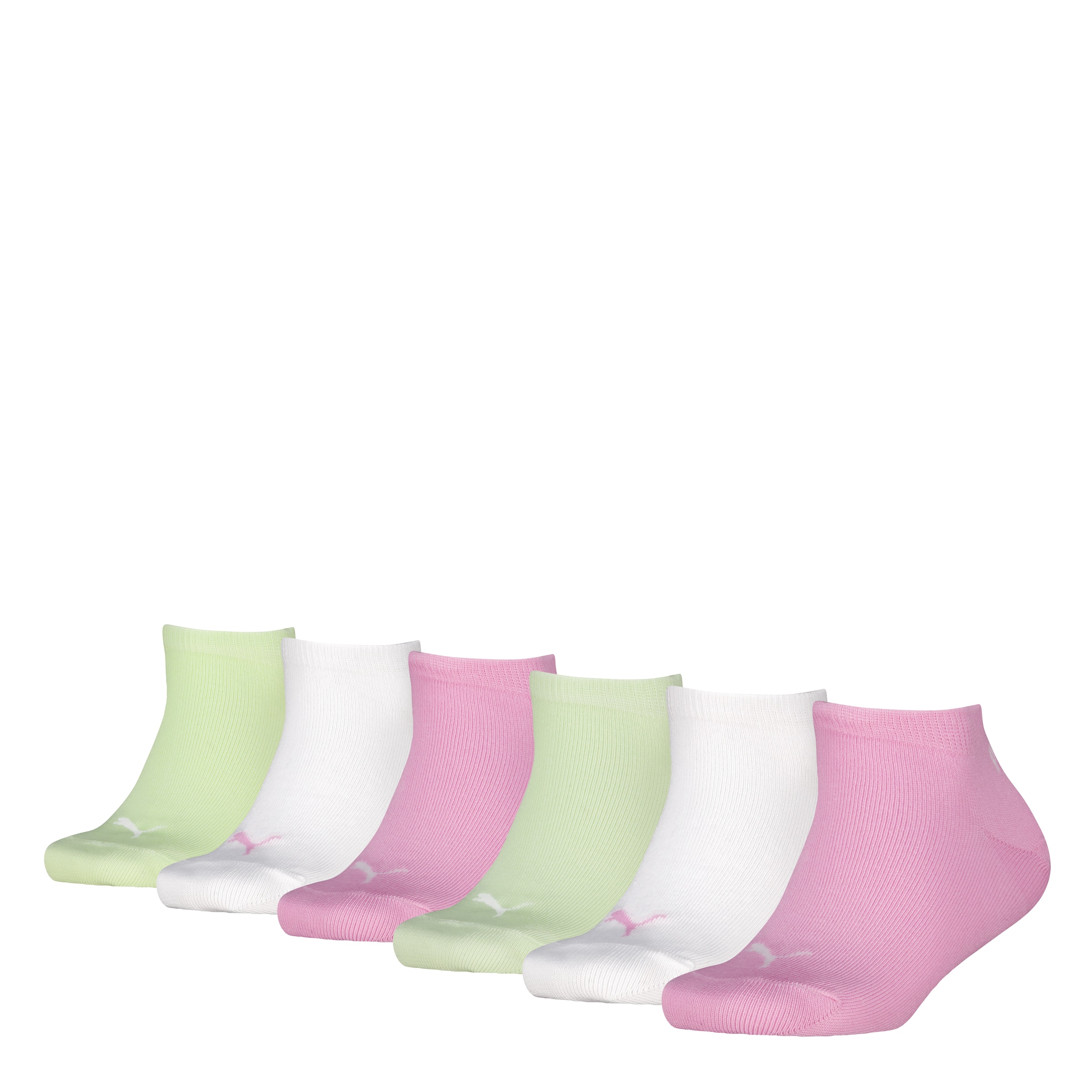 PUMA Chaussettes de baskets »PUMA KIDS PLAIN SNEAKER 6P ECOM« 6 Paar,  mit verstärktem Zehenbereich