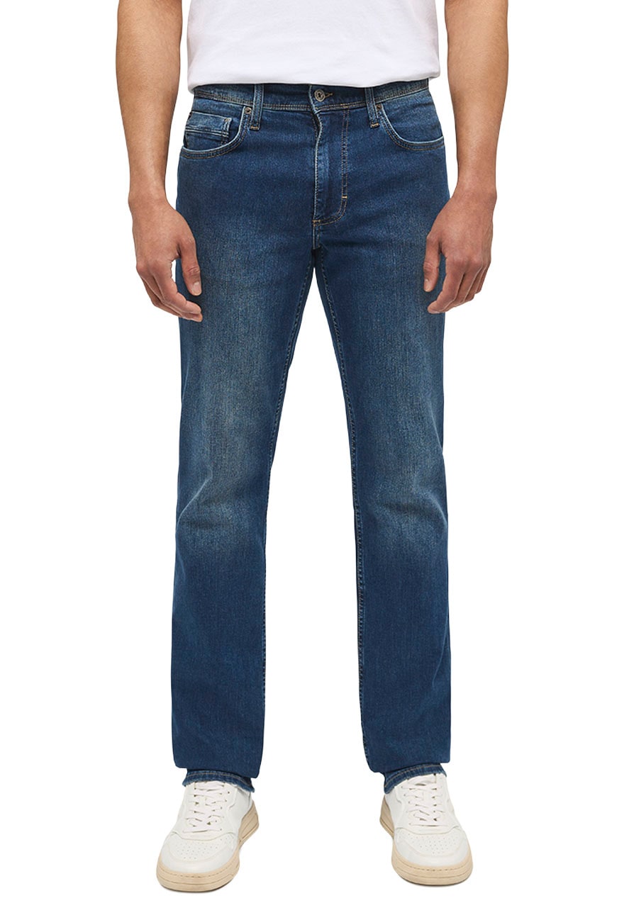 5-Pocket-Jeans »Style Washington Straight«, mit leichten Abriebeffekten