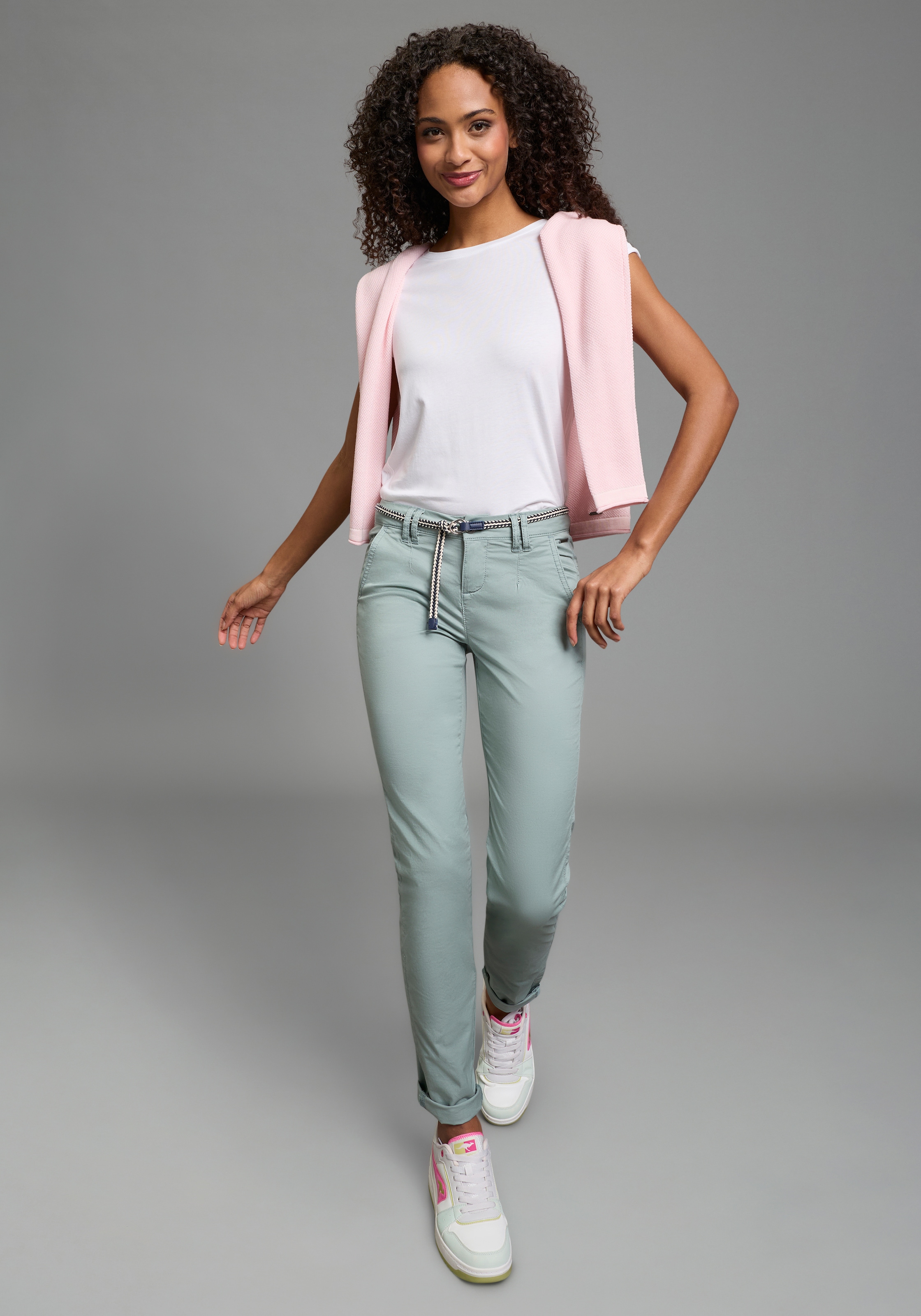 KangaROOS Chinos  forme étroite, à nouer avec cordon