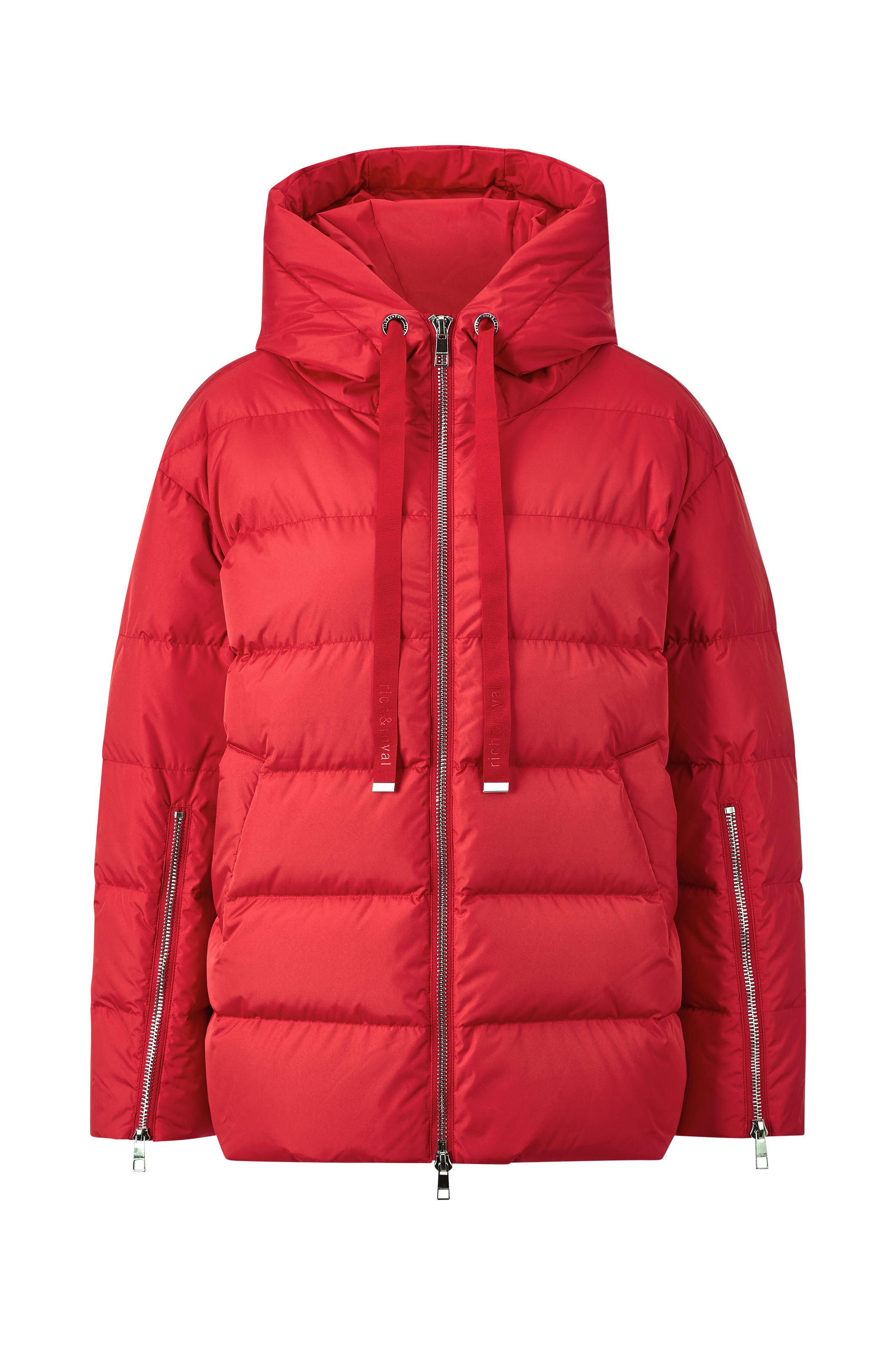 RICHROYAL Steppjacke, mit Kapuze, oversized, 2-Wege-Reissverschluss, Winterjacke