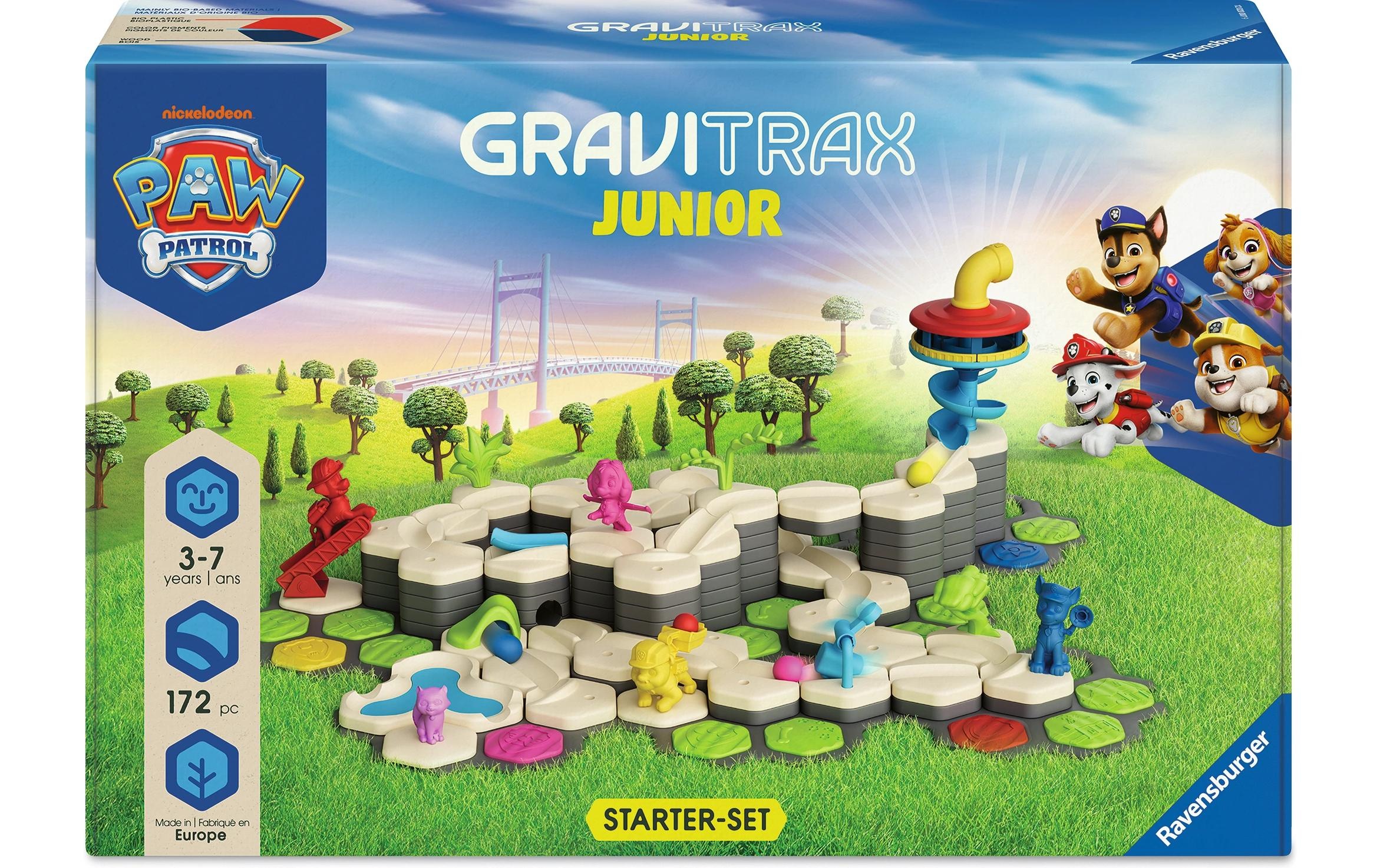 Image of Ravensburger Kugelbahn "Kugelbahn GraviTrax Junior Paw Patrol – Starter-Set XXL"