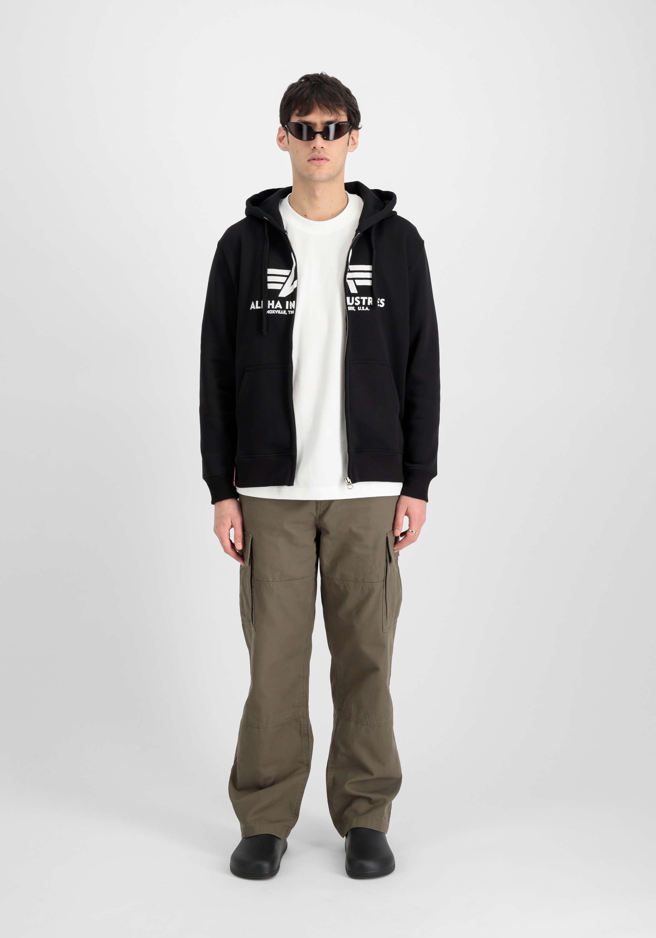 Alpha Industries Hoodie »Alpha Industries Men - Hoodies Basic Zip Hoodie BL PP«