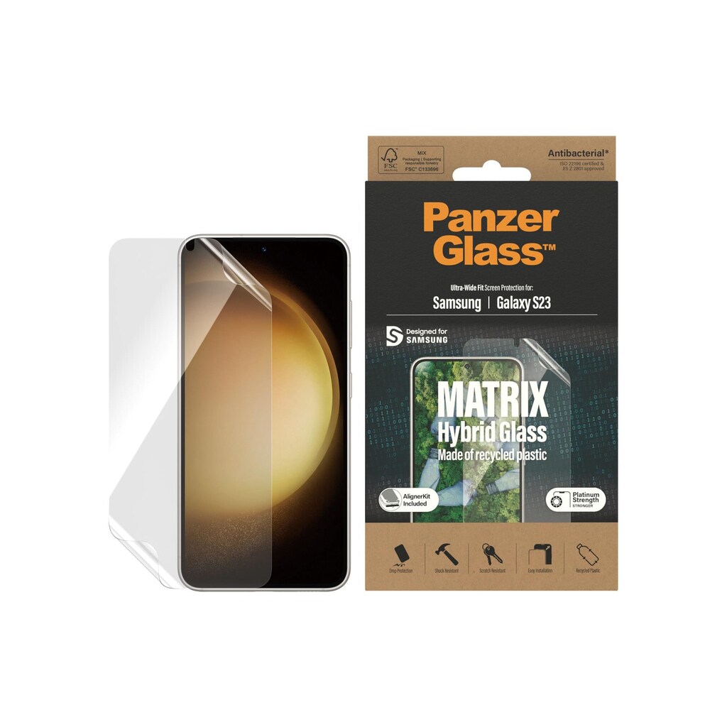 PanzerGlass Displayschutzglas »Ultra«, für Galaxy S22 5G, (1 St.)