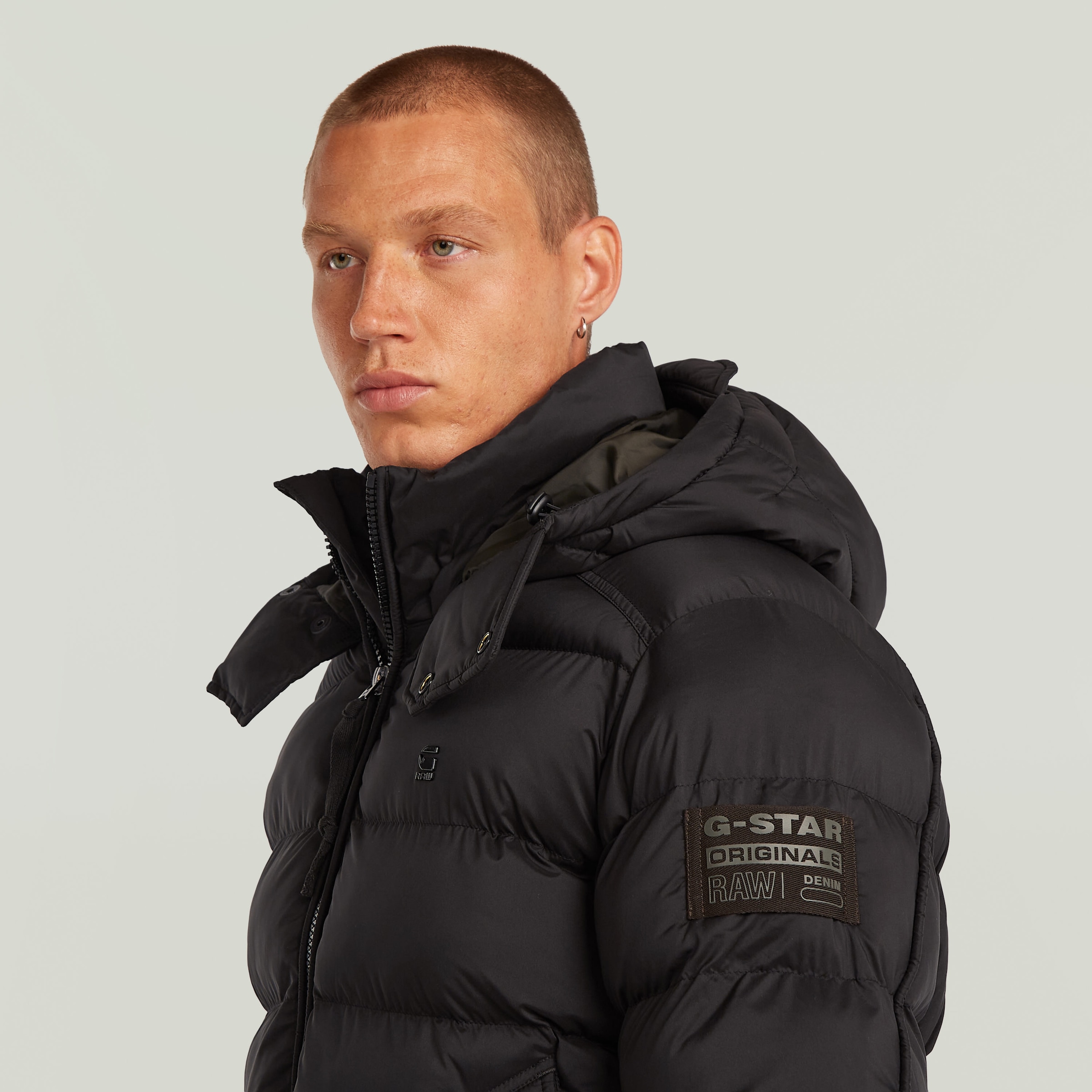 G-STAR Veste matelassée »G-Whistler Padded Hooded Jacket« mit Kapuze