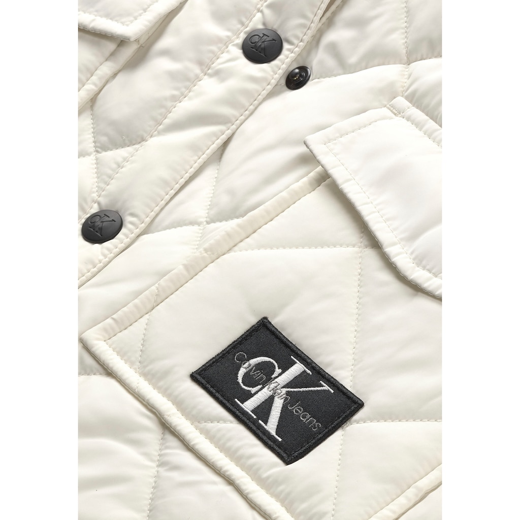 Calvin Klein Jeans Steppjacke »QUILTED WIDE OVERSHIRT«