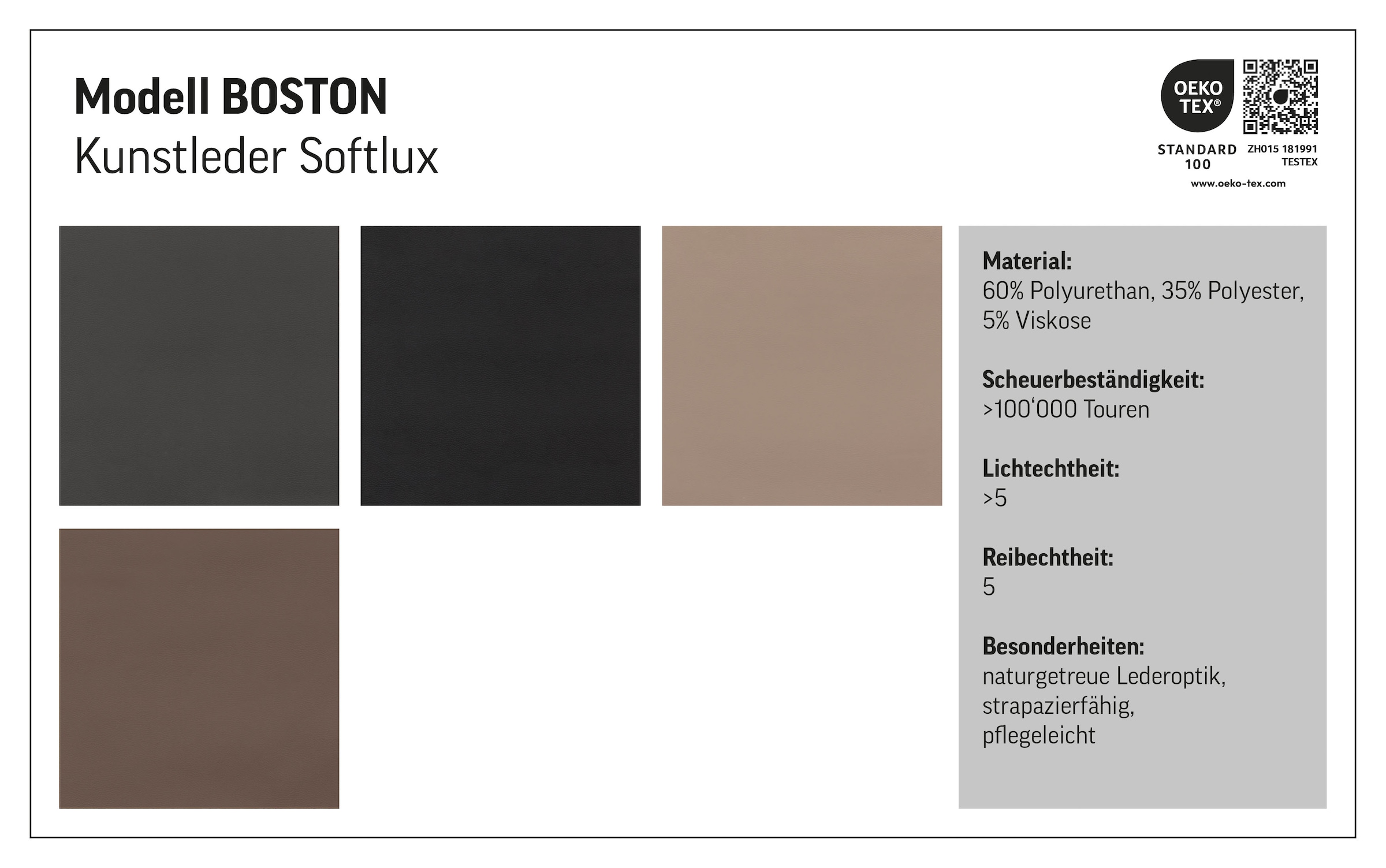Home affaire 3-Sitzer »Boston«, Sofa mit hoher Rückenlehne