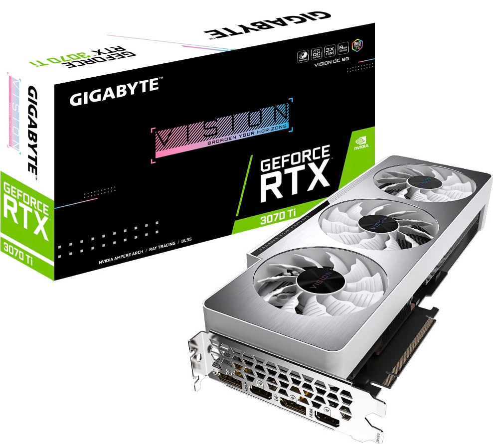 Image of Gigabyte Grafikkarte »GeForce RTX 3070Ti Vision«, 8 GB, GDDR6X bei Ackermann Versand Schweiz