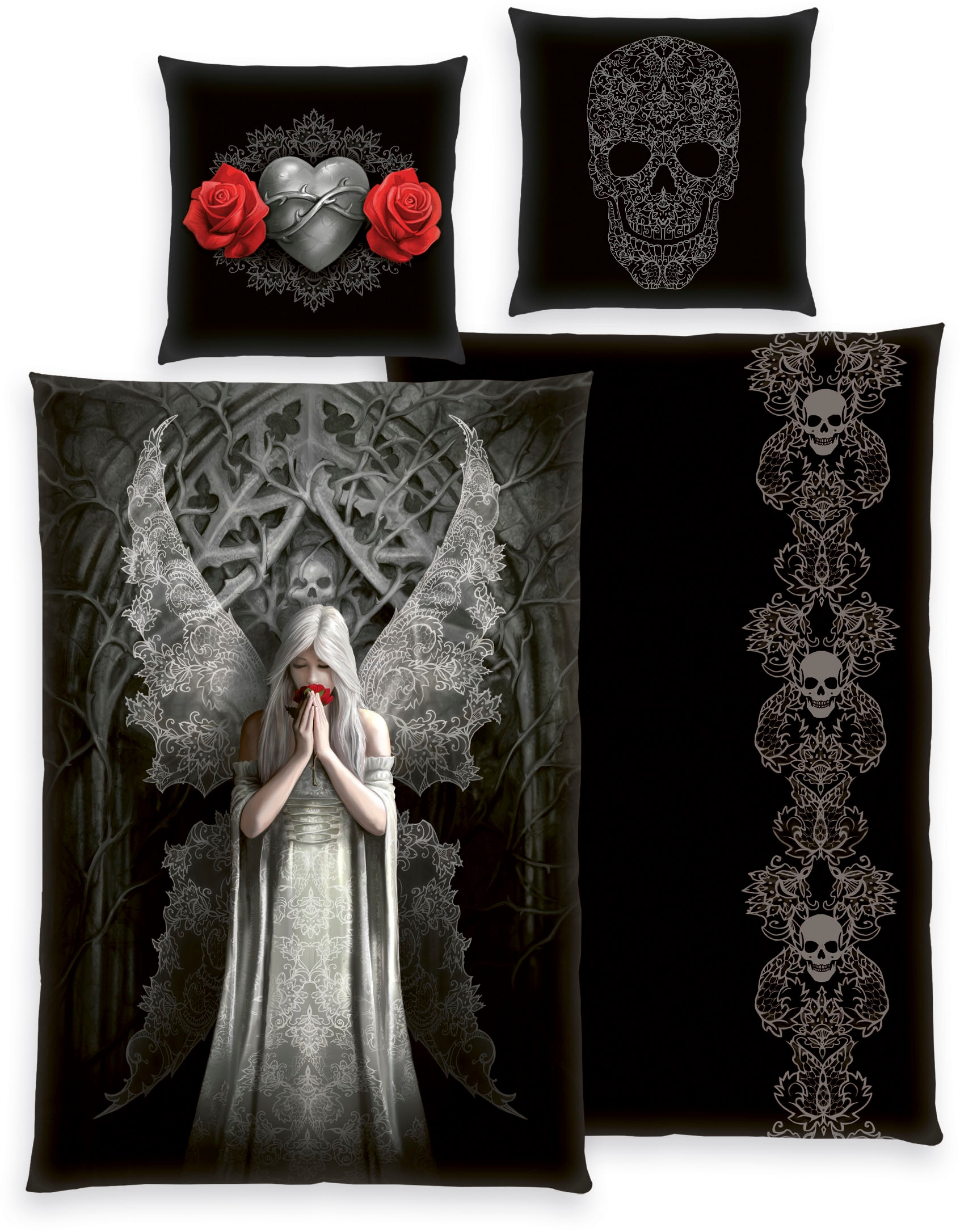 Image of Anne Stokes Jugendbettwäsche "Anne Stokes" 2 Stk. mit tollem Motiv