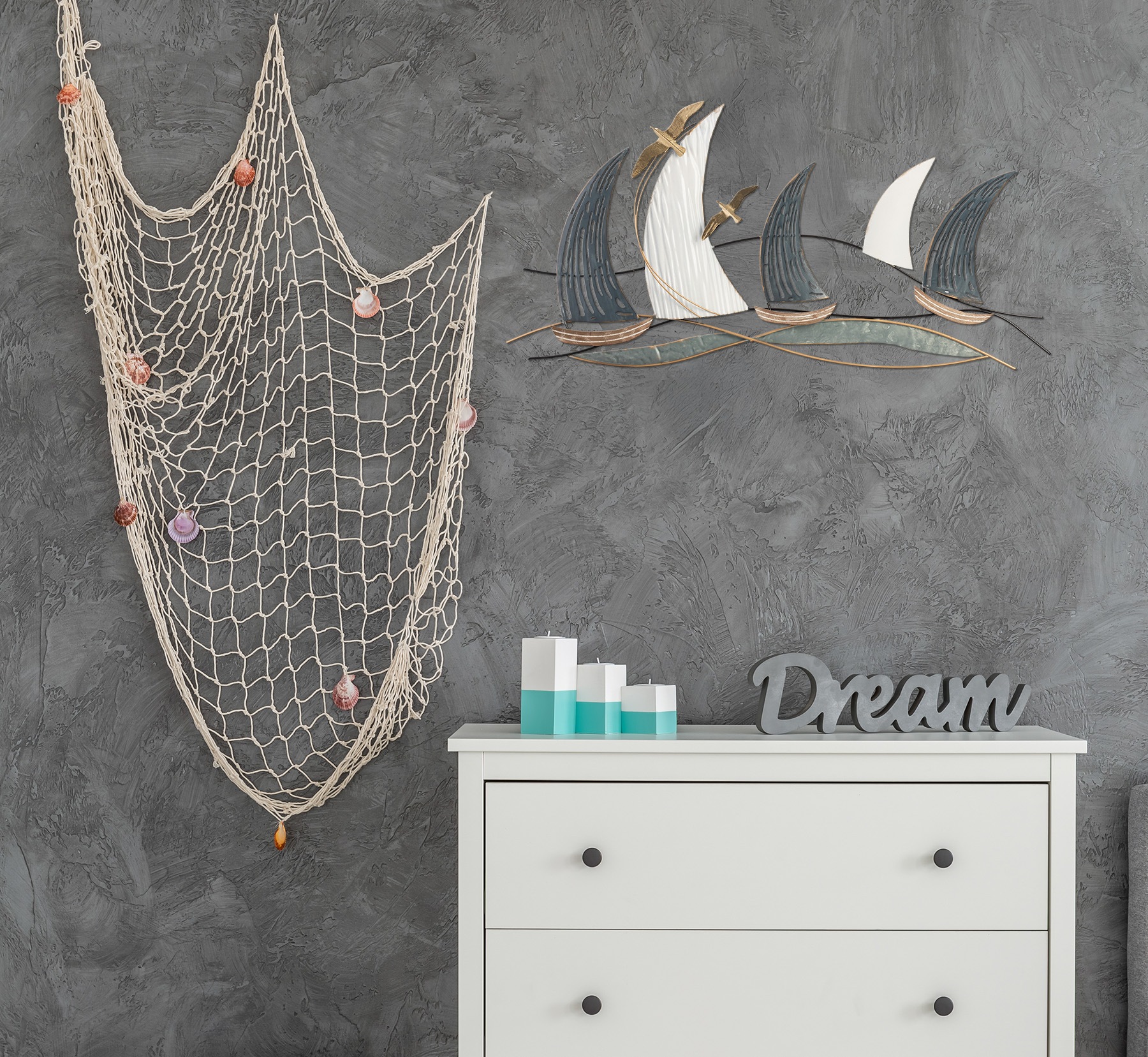 Bönninghoff Metallbild »SCHIFFE 80x40 cm – Deko modern« Boote & Schiffe | Meer | Schiffe Wanddekoration