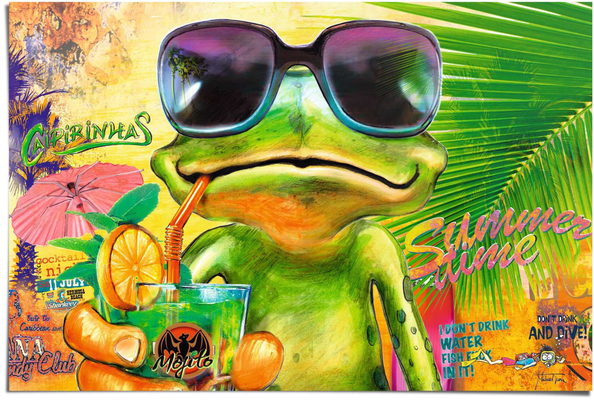 kaufen jetzt Frosch«, (1 Sommer St.) Reinders! Poster »Michael Tarin