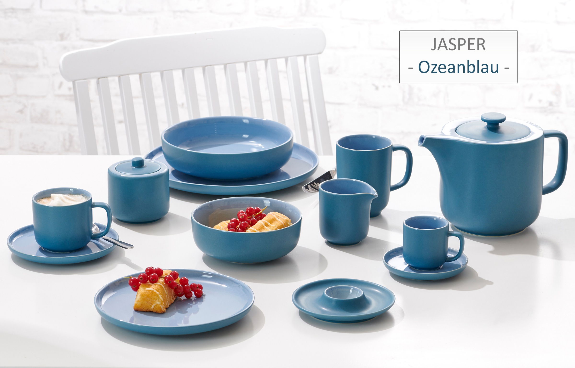 Ritzenhoff & Breker Kombiservice »Geschirr-Set, Service Jasper«, (Set, 16 tlg.), im Scandic Style, 16 Teile, für 4 Personen
