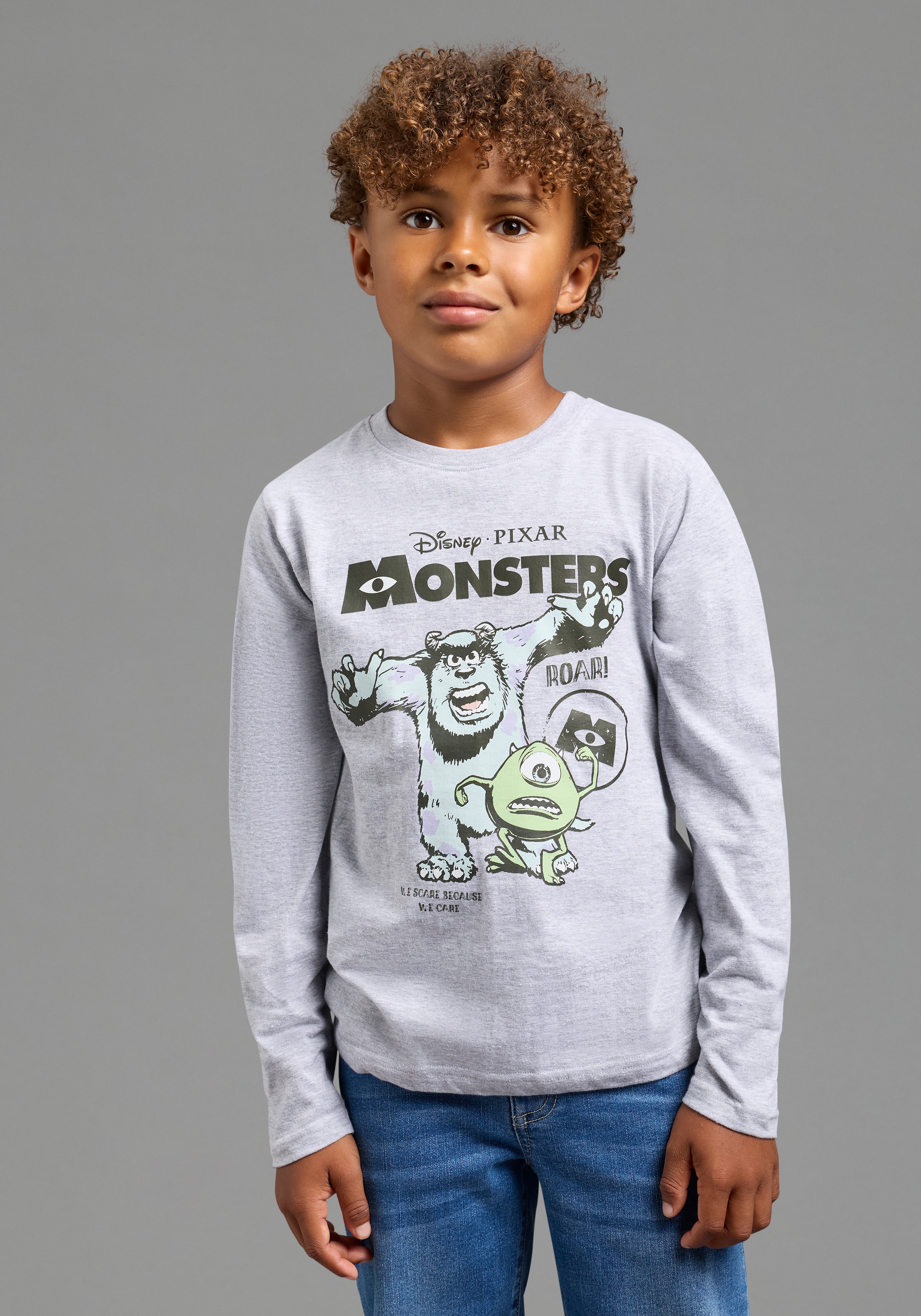 Image of KIDSWORLD Langarmshirt "MONSTERS Shirt, Disney" Disney-Shirt, Basic-Passform, Langarm, mit modischem Druck