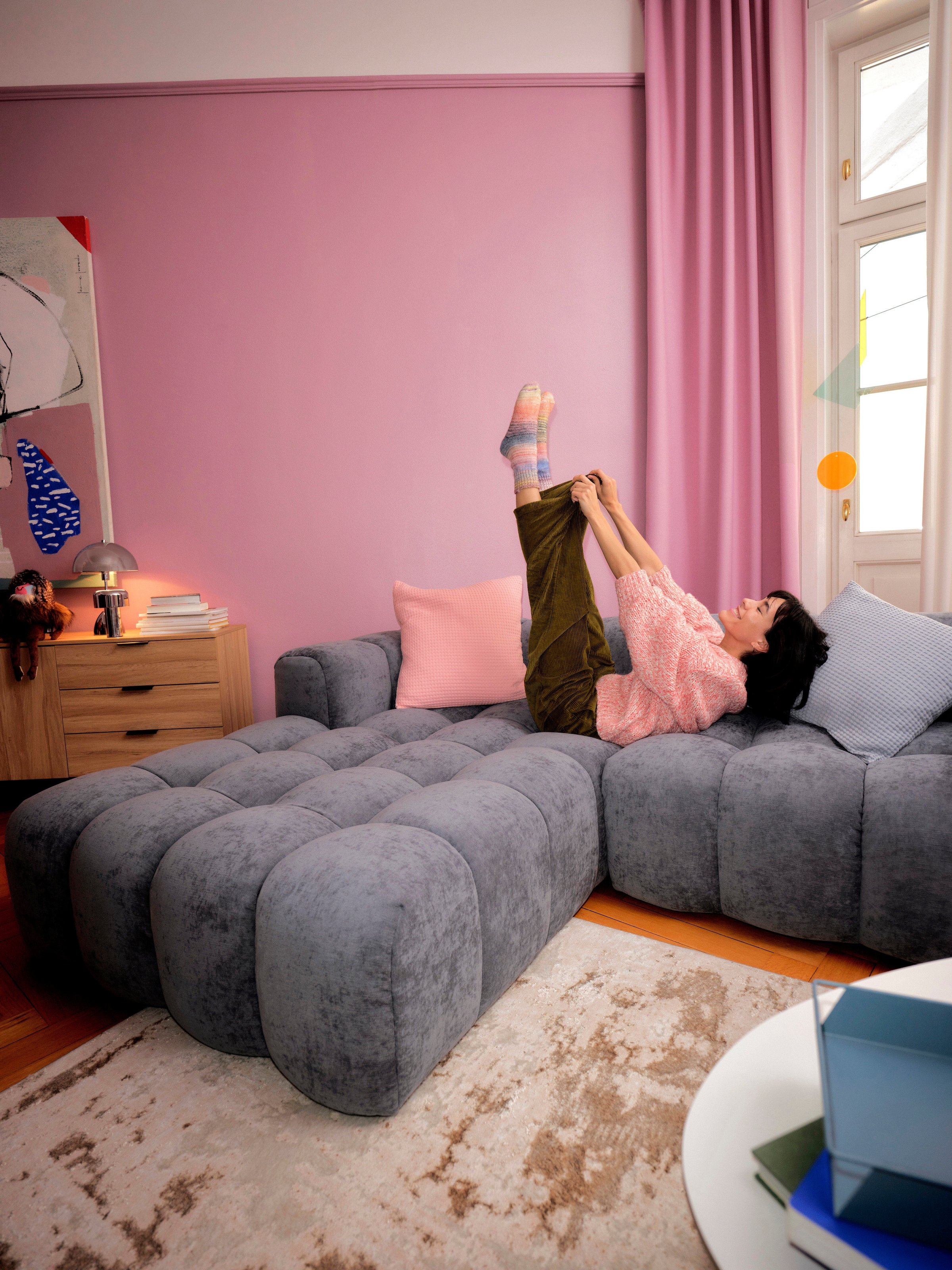 GOODproduct Teppich »Miaja, im Vintage-Look« rechteckig 11 mm Höhe dichte Qualität,  leichter Glanz, Wohnzimmer, Schlafzimmer, Esszimmer