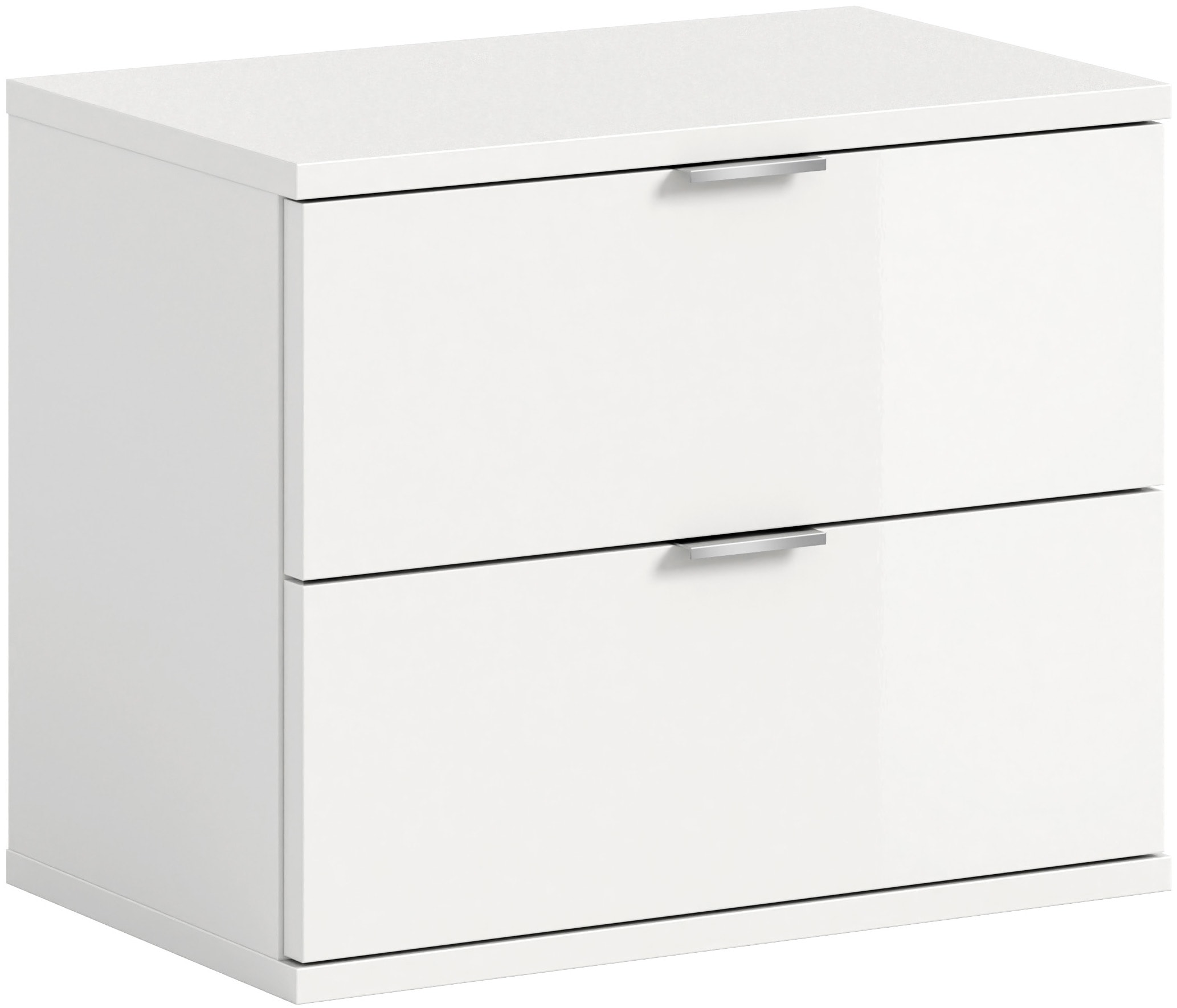 Image of Home affaire Sitzbank "Trondheim Sitzbank, Breite 52 cm," 1 Stk. tlg. hochglanz, stehend/hängend montierbar, 2 Schubkästen, Flur, Diele