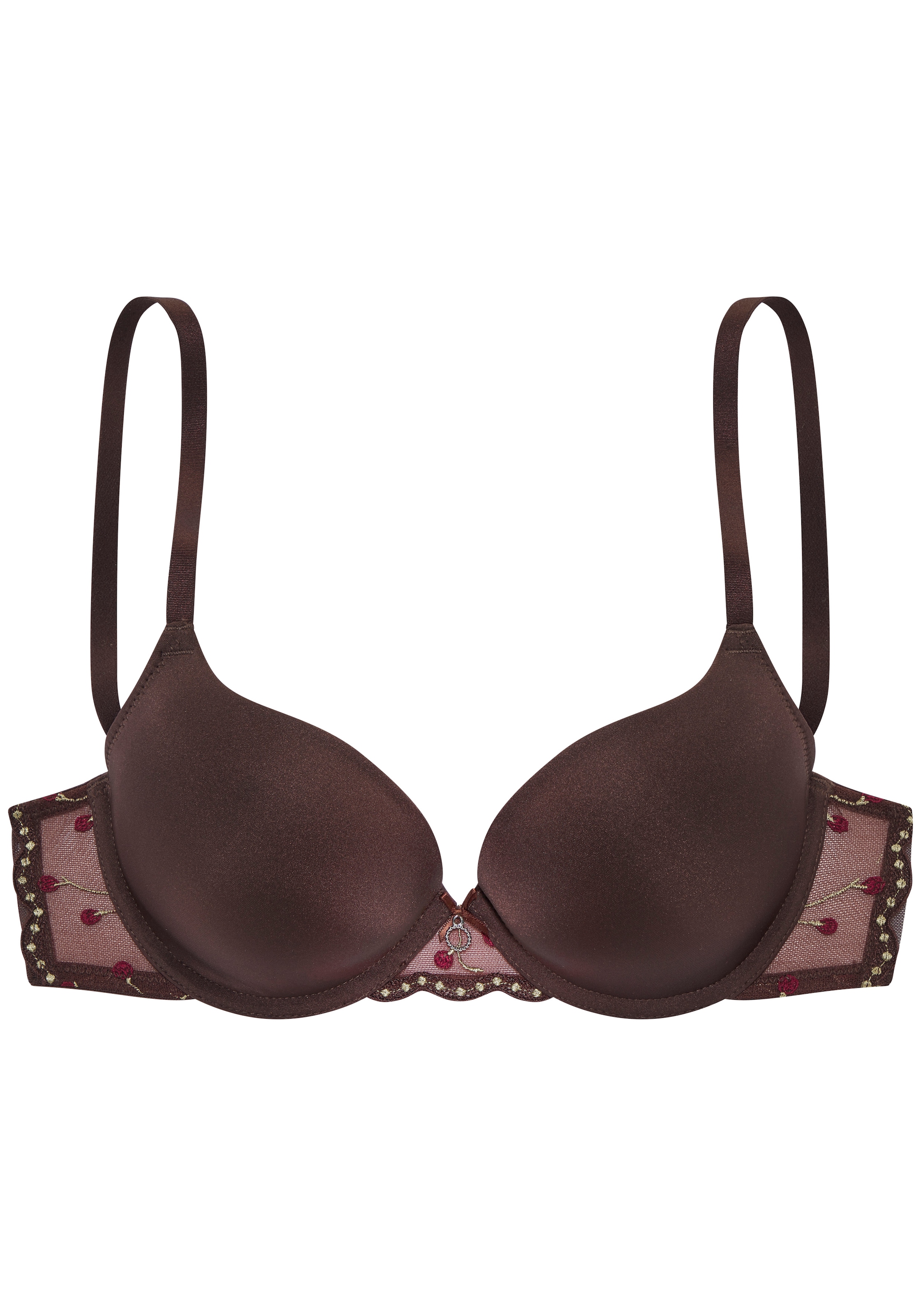 s.Oliver Soutiens-gorge moulés avec armature & dentelle brodée de fleurs, lingerie sexy