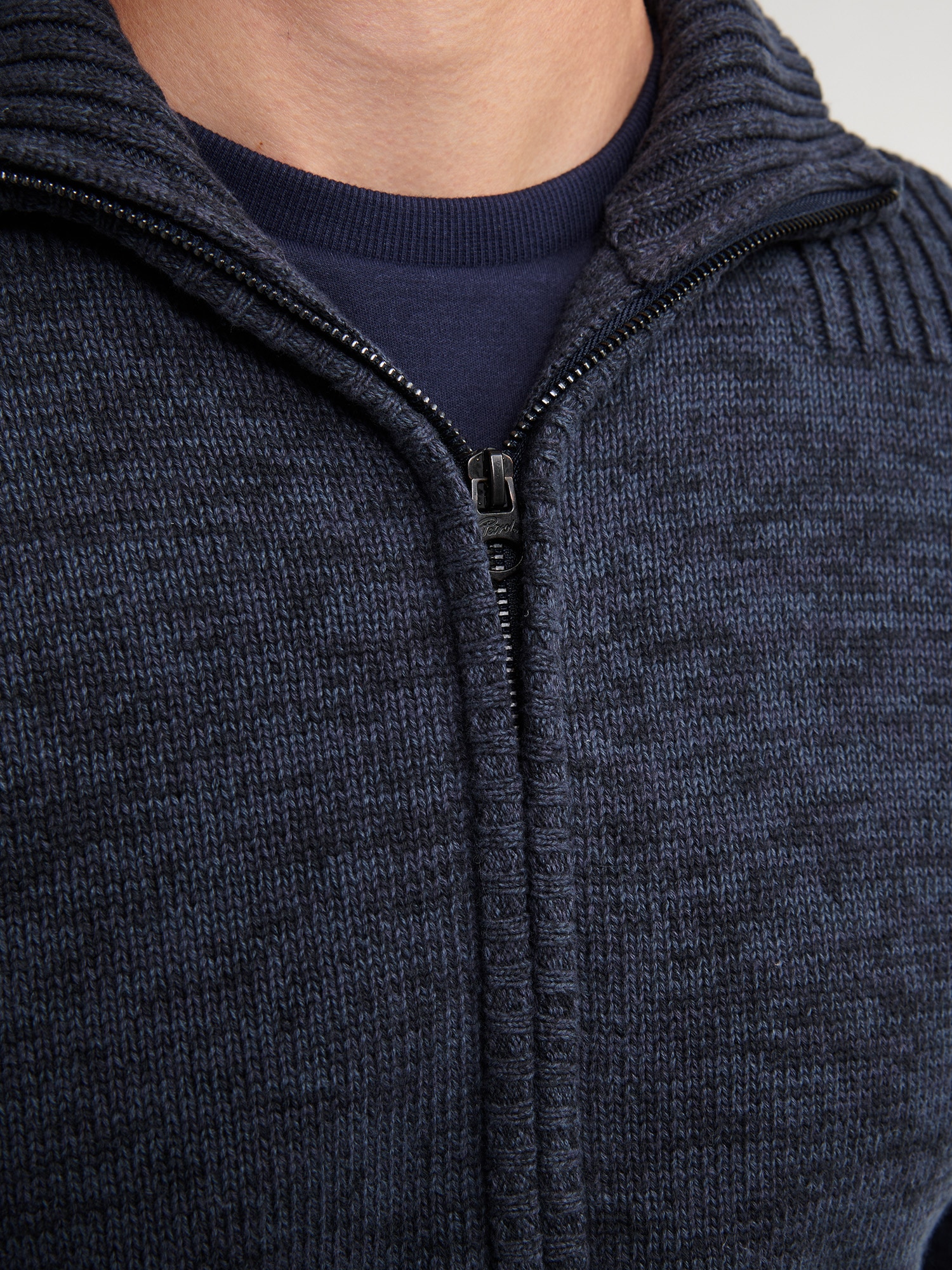 Petrol Industries Strickjacke, mit Stehkragen