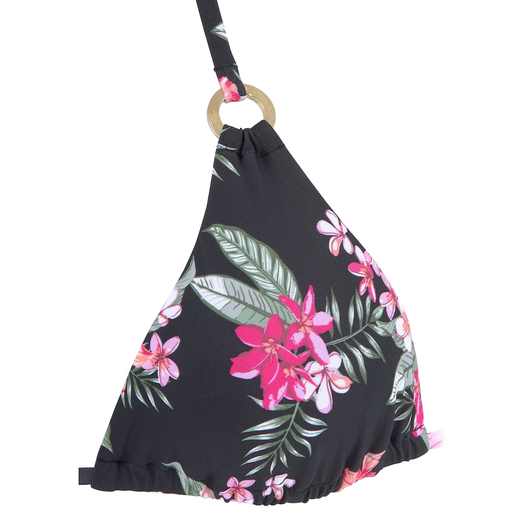 LASCANA Triangel-Bikini-Top »Santini«, im floralen Design