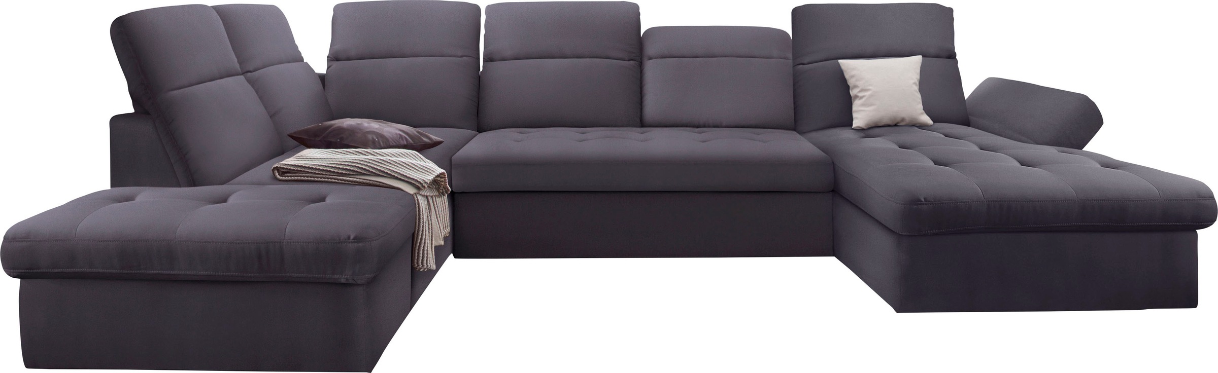 sit&more Wohnlandschaft »Stardust U-Form«, inklusive Kopfteilverstellung und Armlehnenfunktion